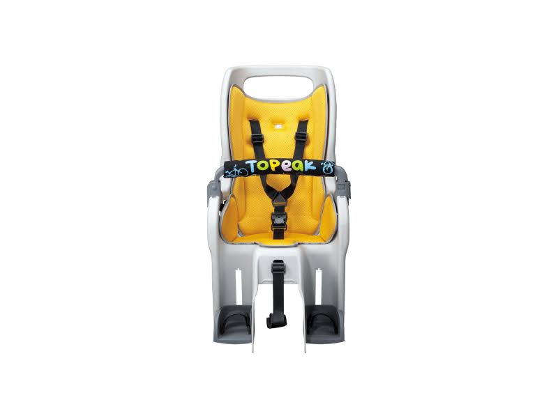 Topeak Baby Seat Ii Child Seat With Disc Compatible Rear Rack - Fits 29 Inch, Mtx 2.0, Gray/Yellow FE_TJRGNZOT