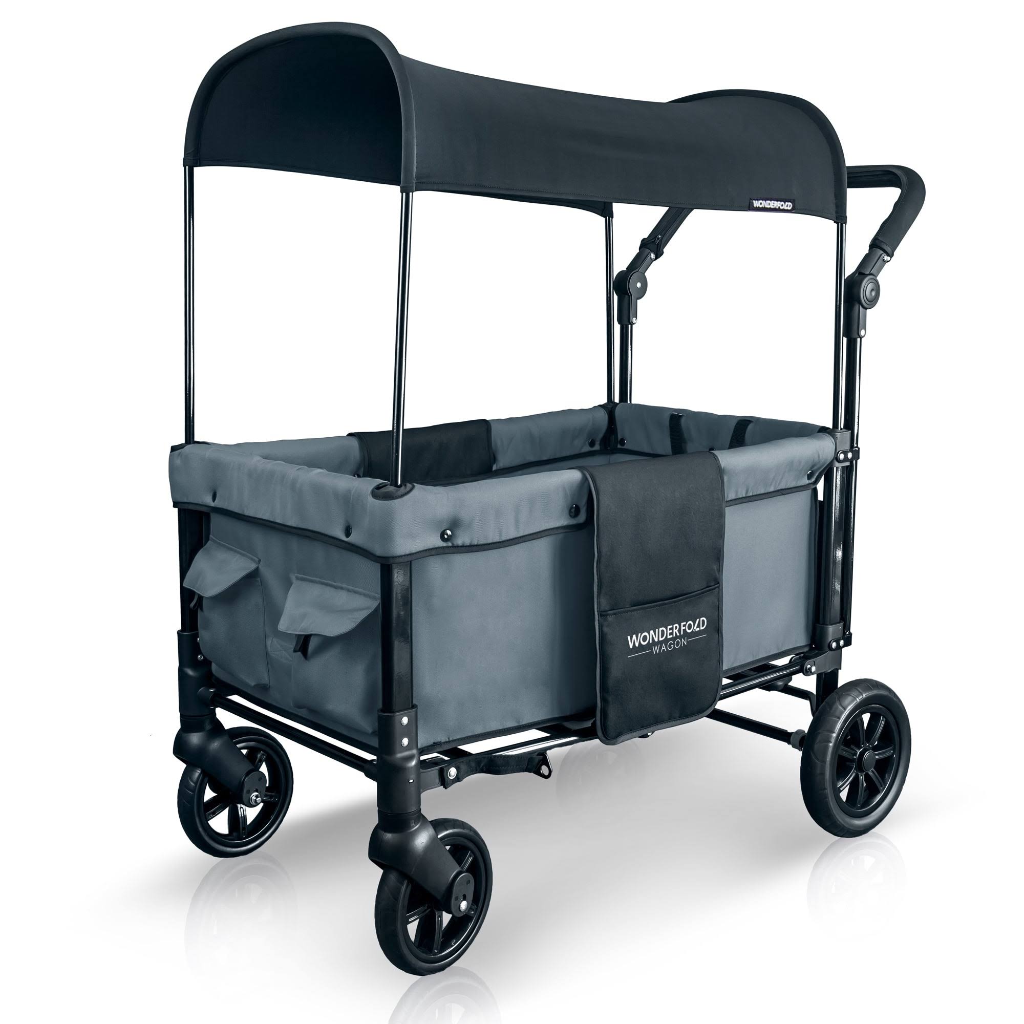 Wonderfold Wagon W1 Original Double Stroller Wagon, Gray AF_RIEOTDRL