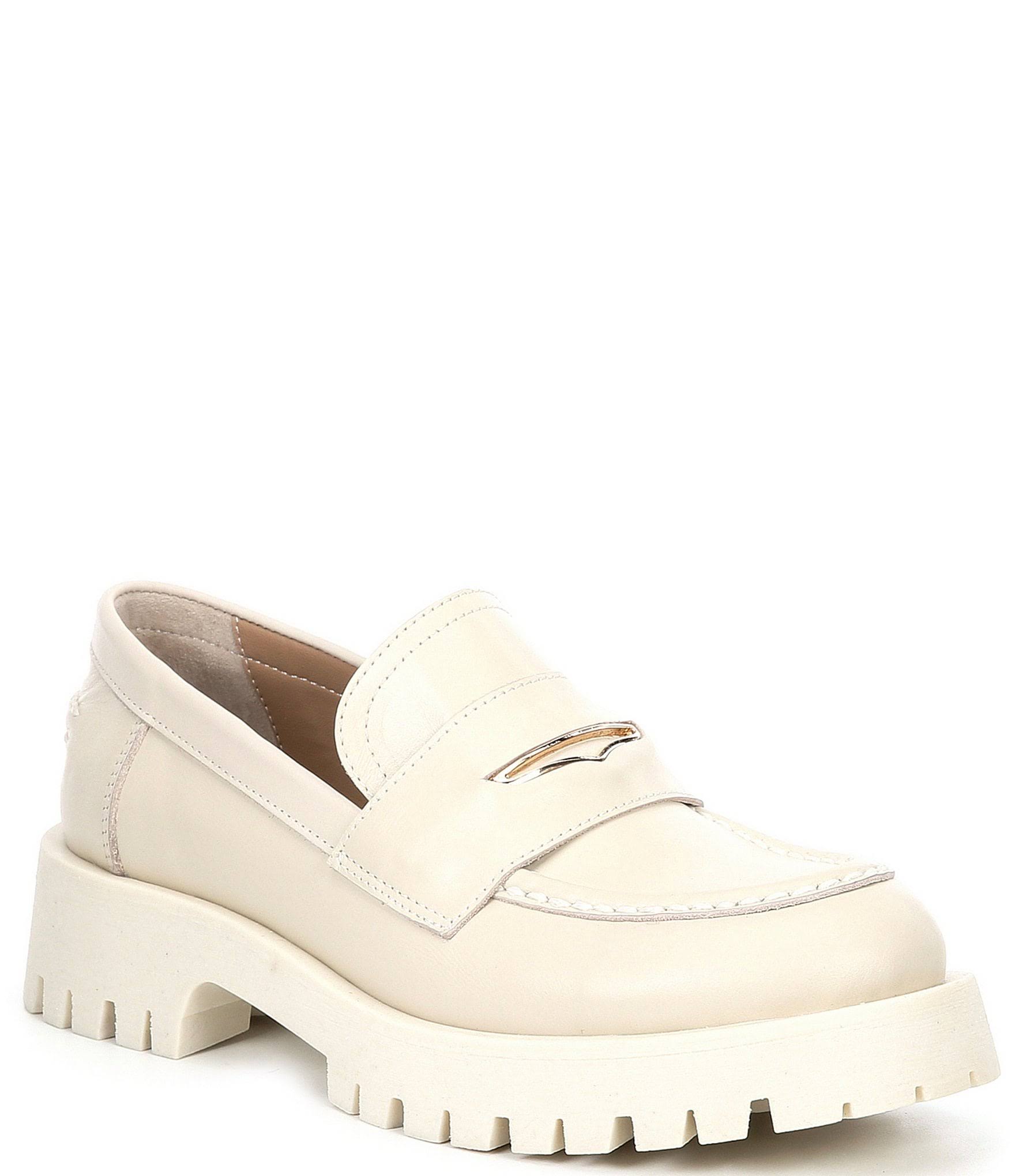 Steve Madden Lawrence Leather Lug Sole Platform Loafers - 8m W8_ILAPCM43 Steve Madden Lawrence Leather Lug Sole Platform Loafers - 8m W8_ILAPCM43