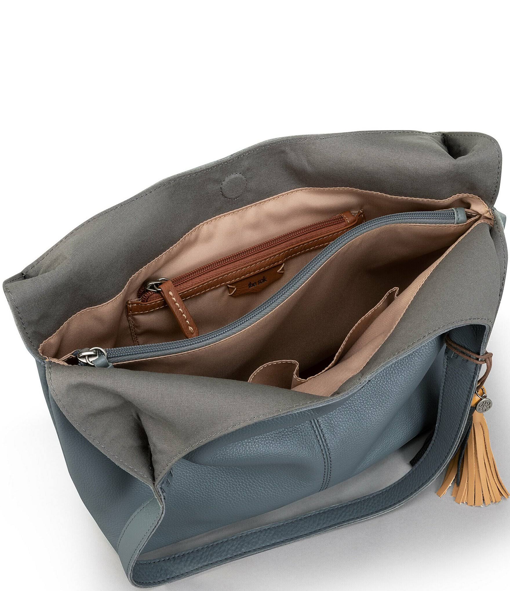 The Sak Huntley Hobo Bag | Light Smoke Leather SH_RSBPG4WU
