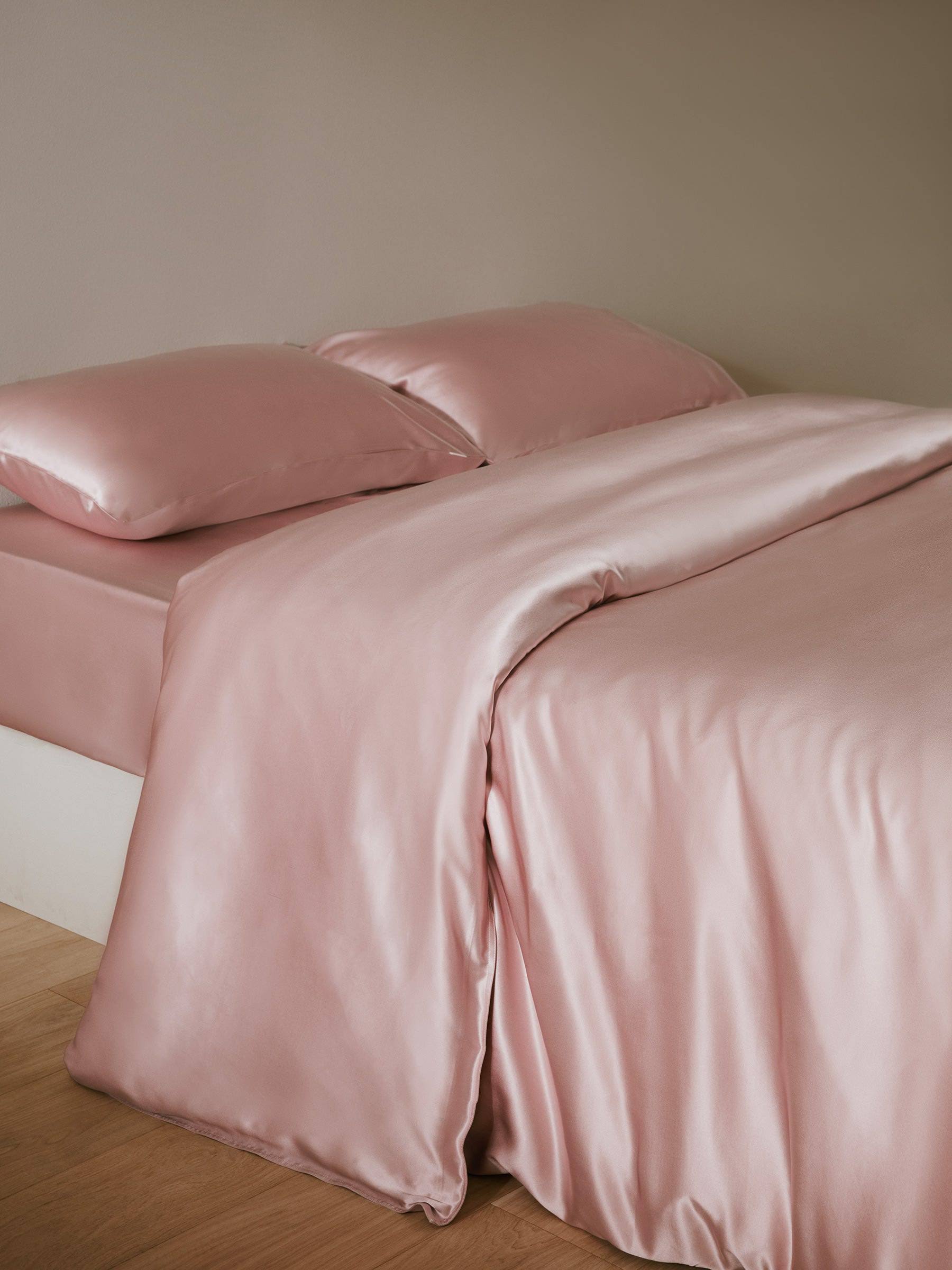 Lilysilk Silk Sheet Set Adult Pink United States 100% 19 Momme Pure Long Stranded Mulberry Silk 400 Thread Count Natural Proteins KV_CRNYRZ0Y