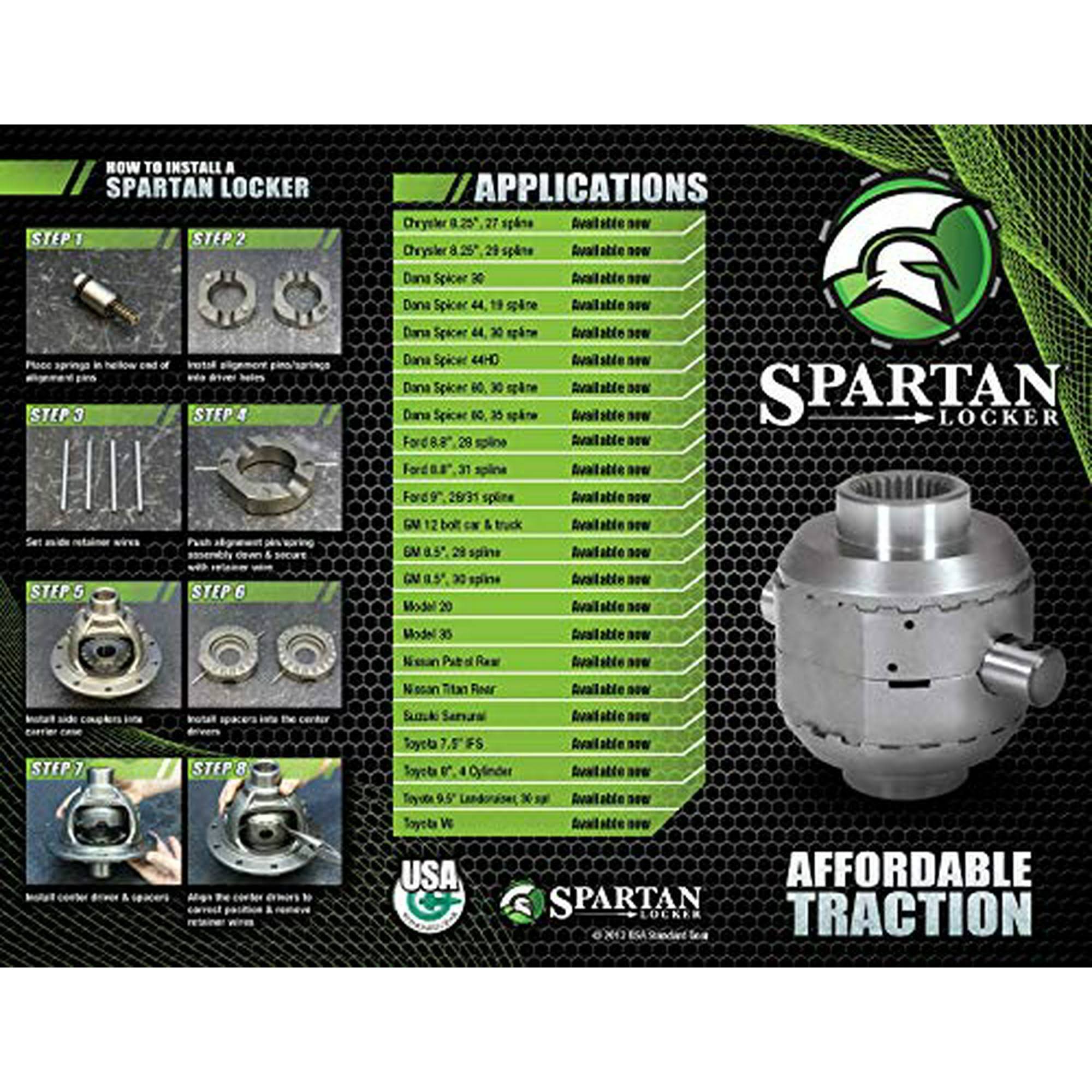 Usa Standard Gear Spartan Locker For Dana 30 Differential 27 Spline (Sl D30-27) BG_7YIM5JHT