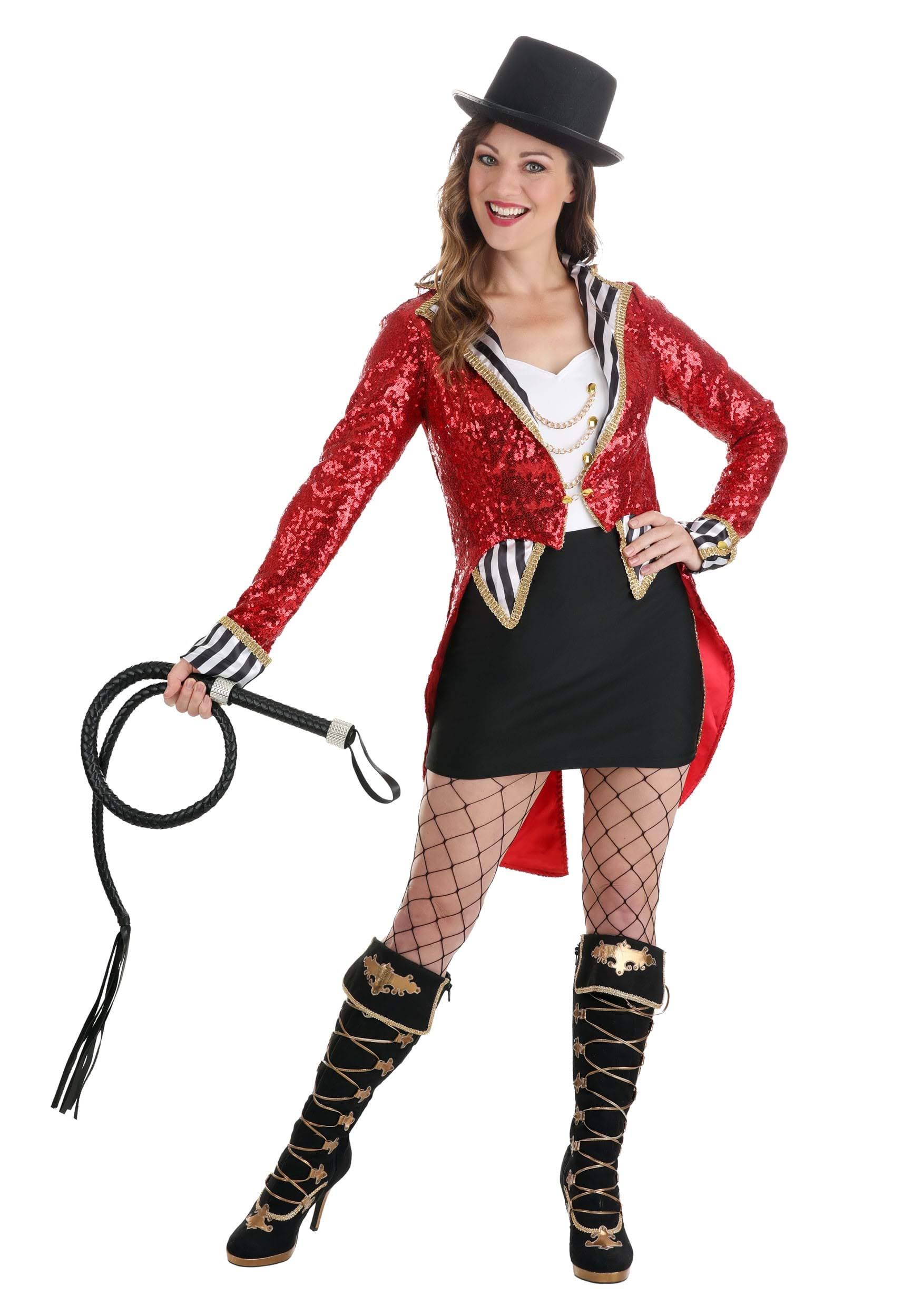 Sexy Sequin Ringmaster Women's Costume UE_LOSWZOLB Sexy Sequin Ringmaster Women's Costume UE_LOSWZOLB
