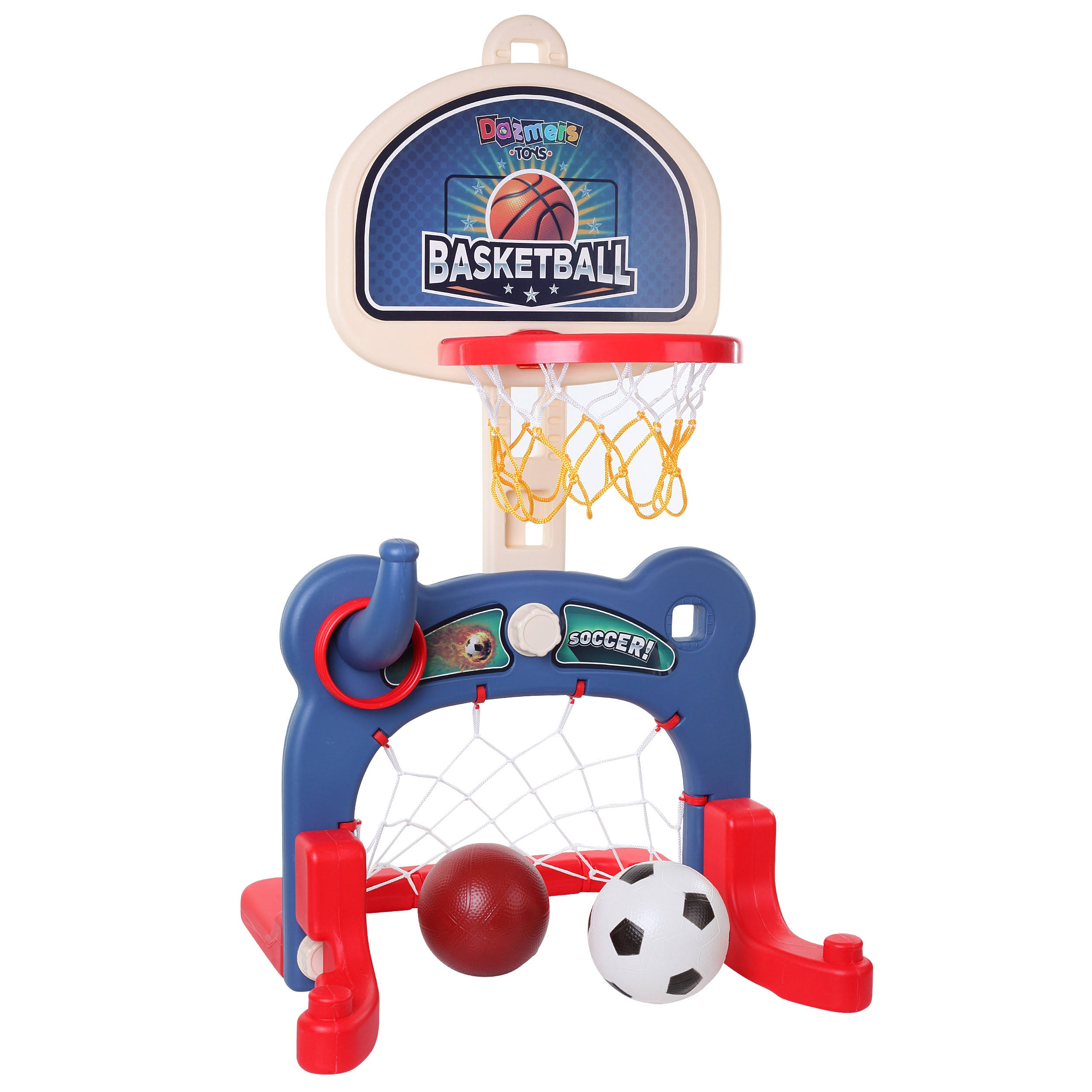 Dazmers 3-In-1 Kids Sports Center: Basketball Hoop, Soccer Goal, Ring Toss Playset - Indoor And Outdoor Activity Center For Toddlers - Toys For Y0_JR4OTK2I Dazmers 3-In-1 Kids Sports Center: Basketball Hoop, Soccer Goal, Ring Toss Playset - Indoor And Outdoor Activity Center For Toddlers - Toys For Y0_JR4OTK2I