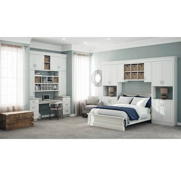 Hampton Bay Shaker Assembled 27x36x12 In. Wall Kitchen Cabinet In Satin White KI_JUGGEO7S