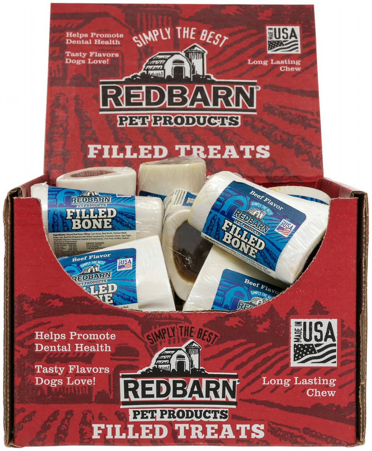 Redbarn Small Peanut Butter Filled Bones Dog Treats, Case Of 20 DQ_6QSNO6S7 Redbarn Small Peanut Butter Filled Bones Dog Treats, Case Of 20 DQ_6QSNO6S7