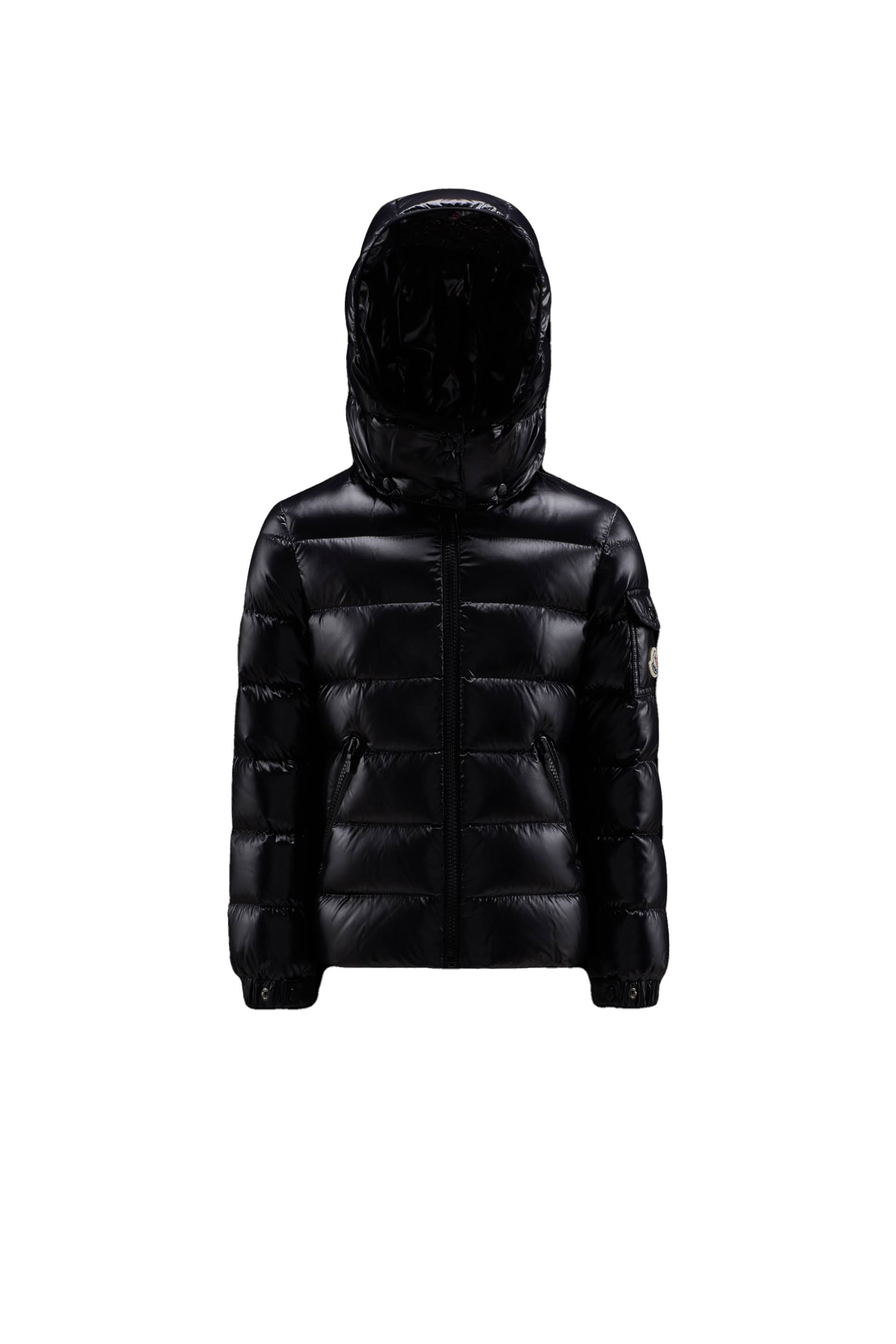 Moncler Girls' Bady Hooded Down Jacket - Little Kid - Black - Size 4 Y4_OYJKFVPJ