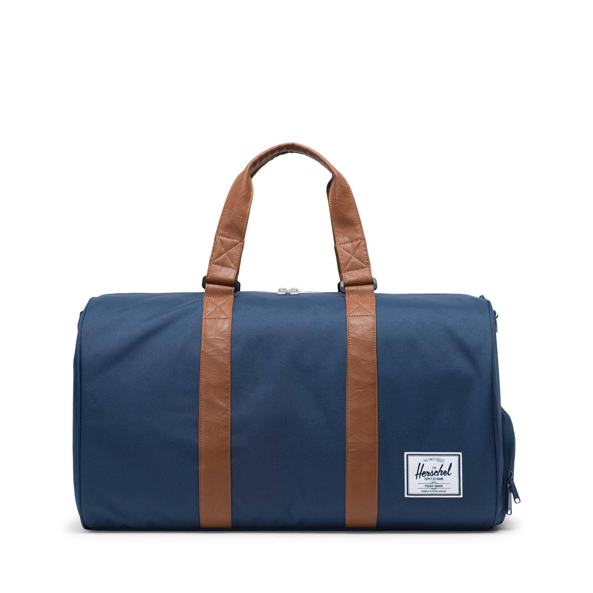 Herschel Novel Duffle Bag, Black/Tan, Os HX_STBVZT8K