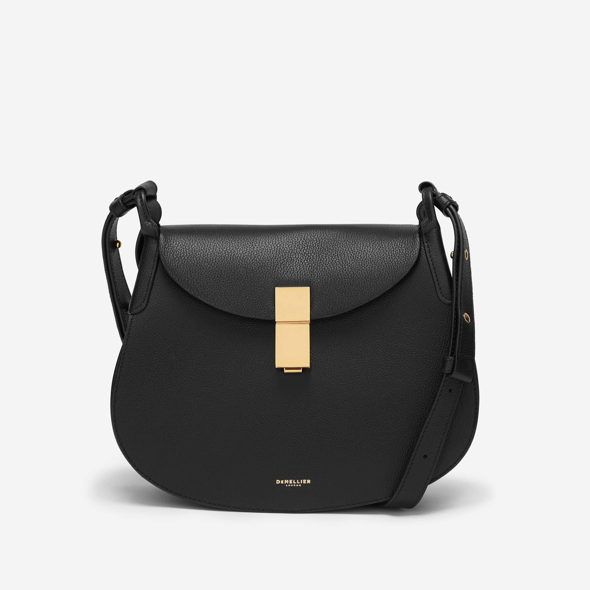 Demellier Women's Lausanne Leather Saddle Bag - Black One-Size S6_RNHLTOYQ Demellier Women's Lausanne Leather Saddle Bag - Black One-Size S6_RNHLTOYQ