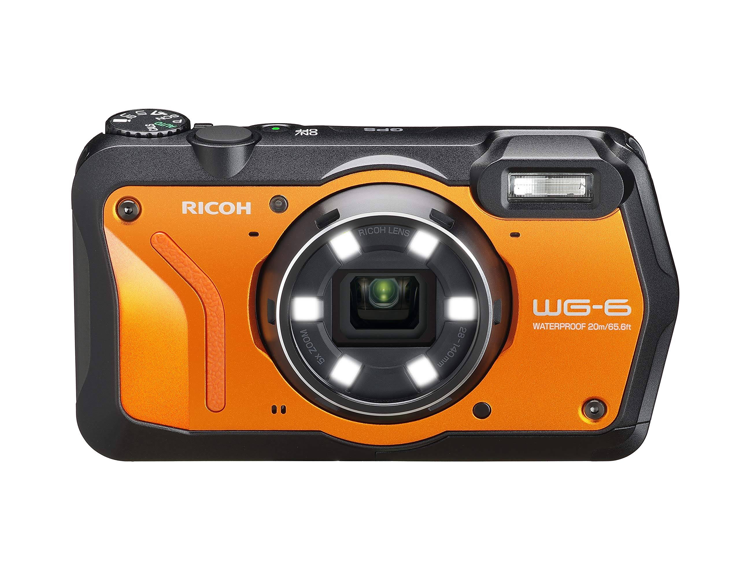 Ricoh Wg-6 Digital Camera (Orange) CD_4TTLOM3J