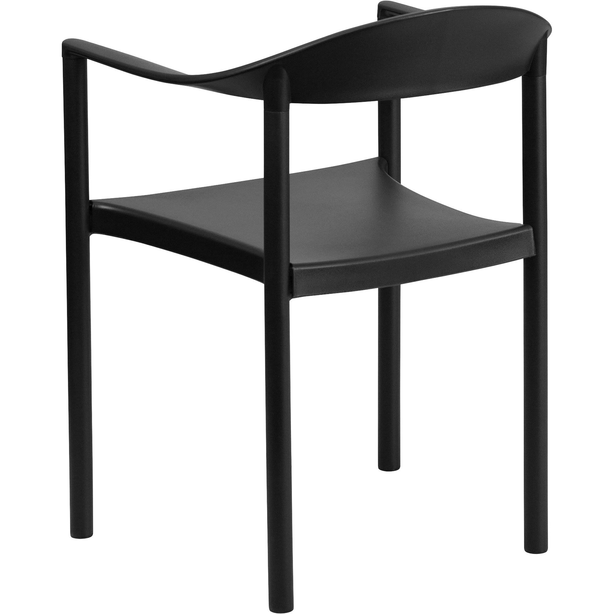 Flash Furniture Cafe Stack Chair: Hercules Series, Black, Plastic, 1000 Lb Capacity YS_I2XDLIBY Flash Furniture Cafe Stack Chair: Hercules Series, Black, Plastic, 1000 Lb Capacity YS_I2XDLIBY