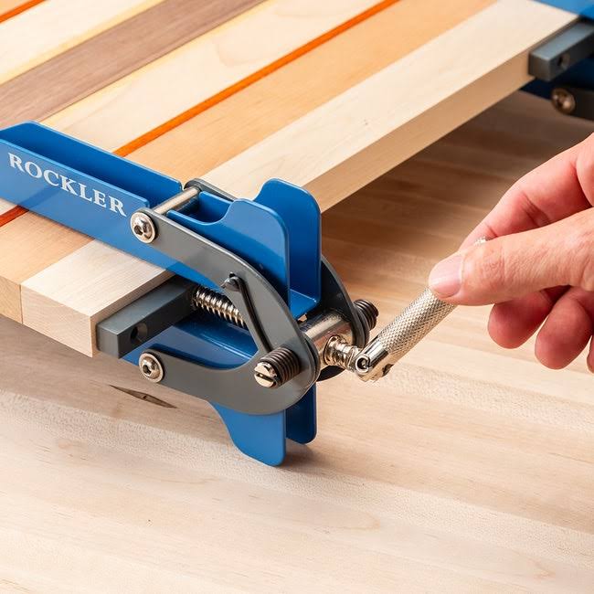Rockler Mini Deluxe Panel Clamps, 2-Pack MG_NPVAQYJV