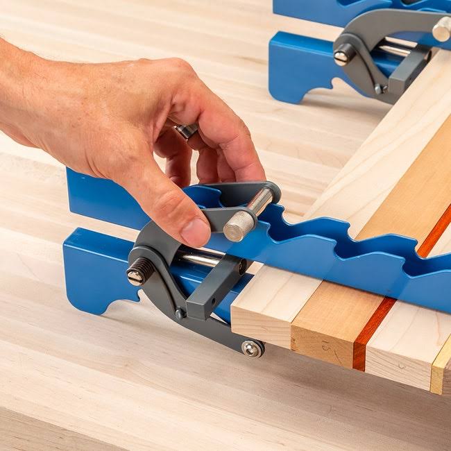 Rockler Mini Deluxe Panel Clamps, 2-Pack MG_NPVAQYJV