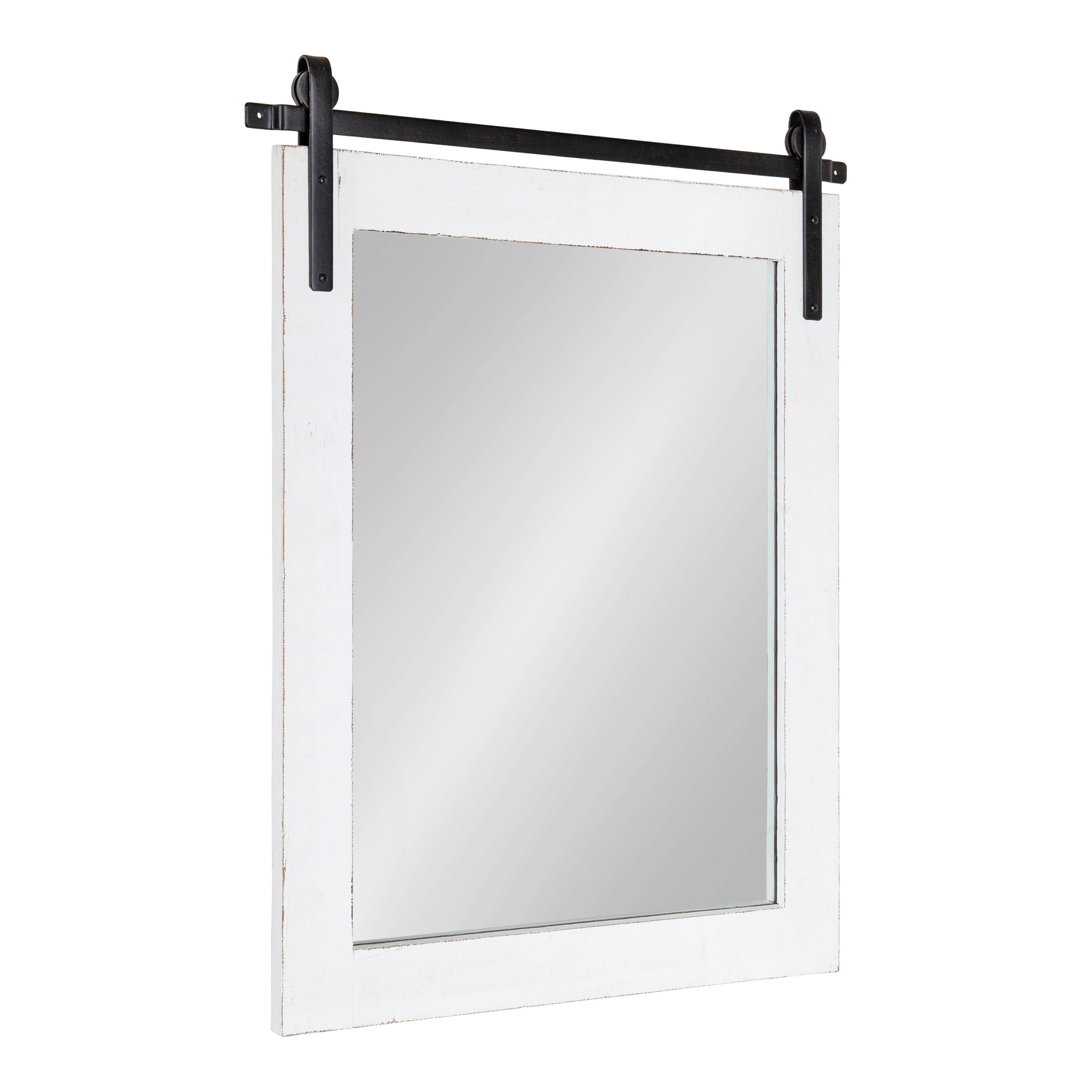 Kate And Laurel Cates Farmhouse Horizontal Wood Framed Wall Mirror, 38 X 27, Walnut Brown, Barn Door-Inspired Decorative Hanging Mirror For Wall U3_ZUTKMBVH Kate And Laurel Cates Farmhouse Horizontal Wood Framed Wall Mirror, 38 X 27, Walnut Brown, Barn Door-Inspired Decorative Hanging Mirror For Wall U3_ZUTKMBVH