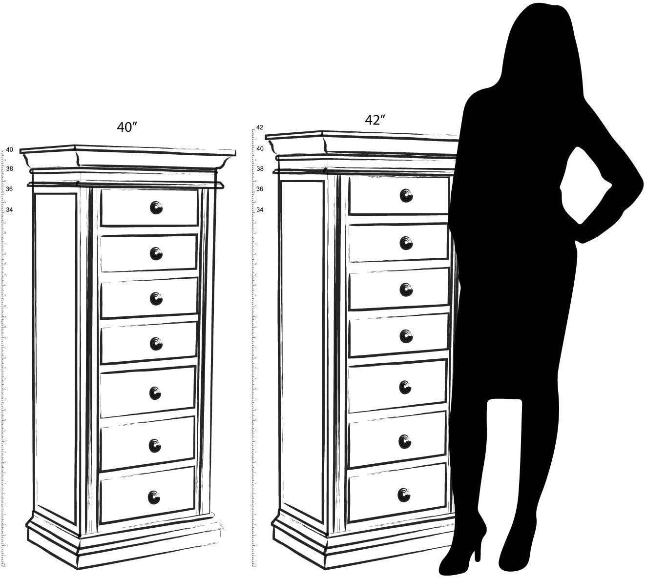 Hives And Honey Henry Iv Walnut Jewelry Armoire AL_HE7JOWN5 Hives And Honey Henry Iv Walnut Jewelry Armoire AL_HE7JOWN5