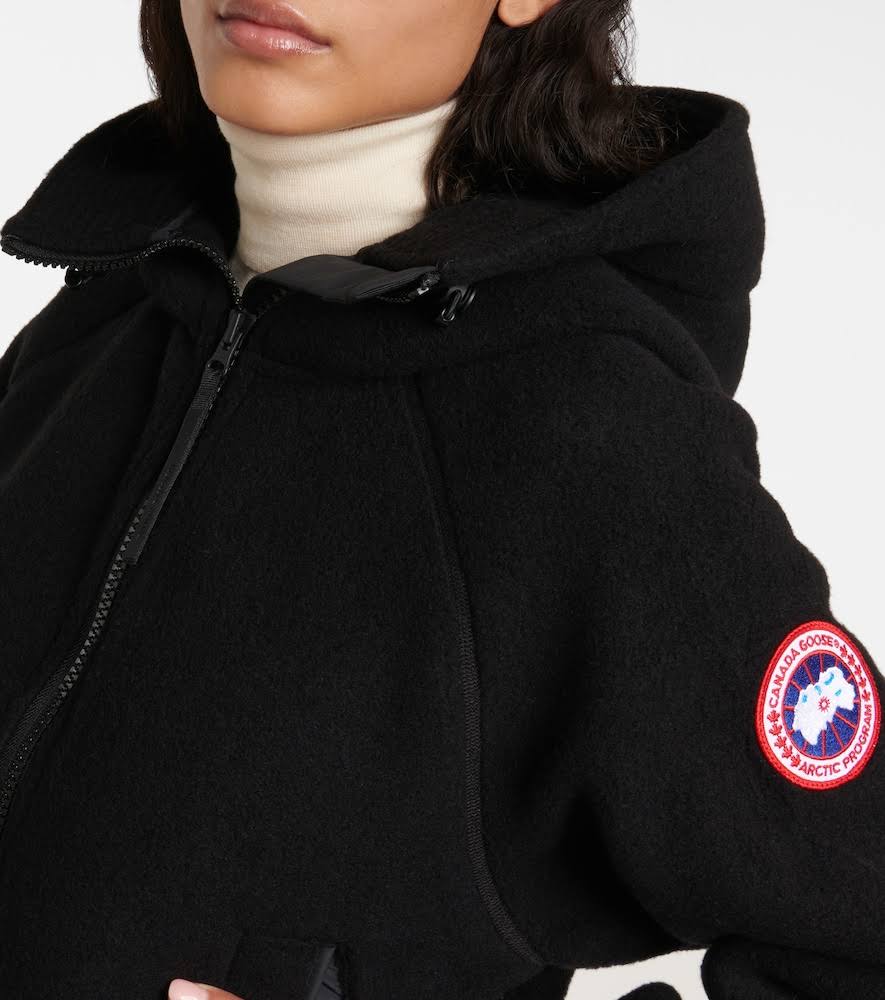 Canada Goose Chilliwack Fleece Bomber Jacket In Black KU_UOTILISE Canada Goose Chilliwack Fleece Bomber Jacket In Black KU_UOTILISE