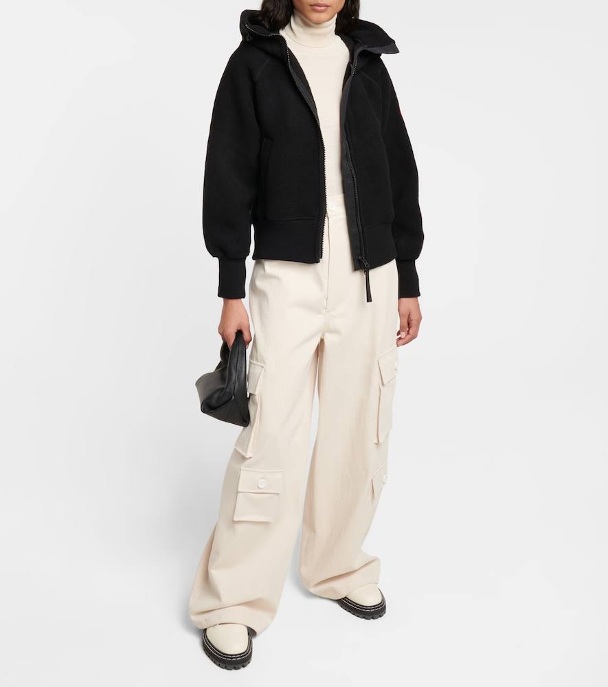 Canada Goose Chilliwack Fleece Bomber Jacket In Black KU_UOTILISE Canada Goose Chilliwack Fleece Bomber Jacket In Black KU_UOTILISE