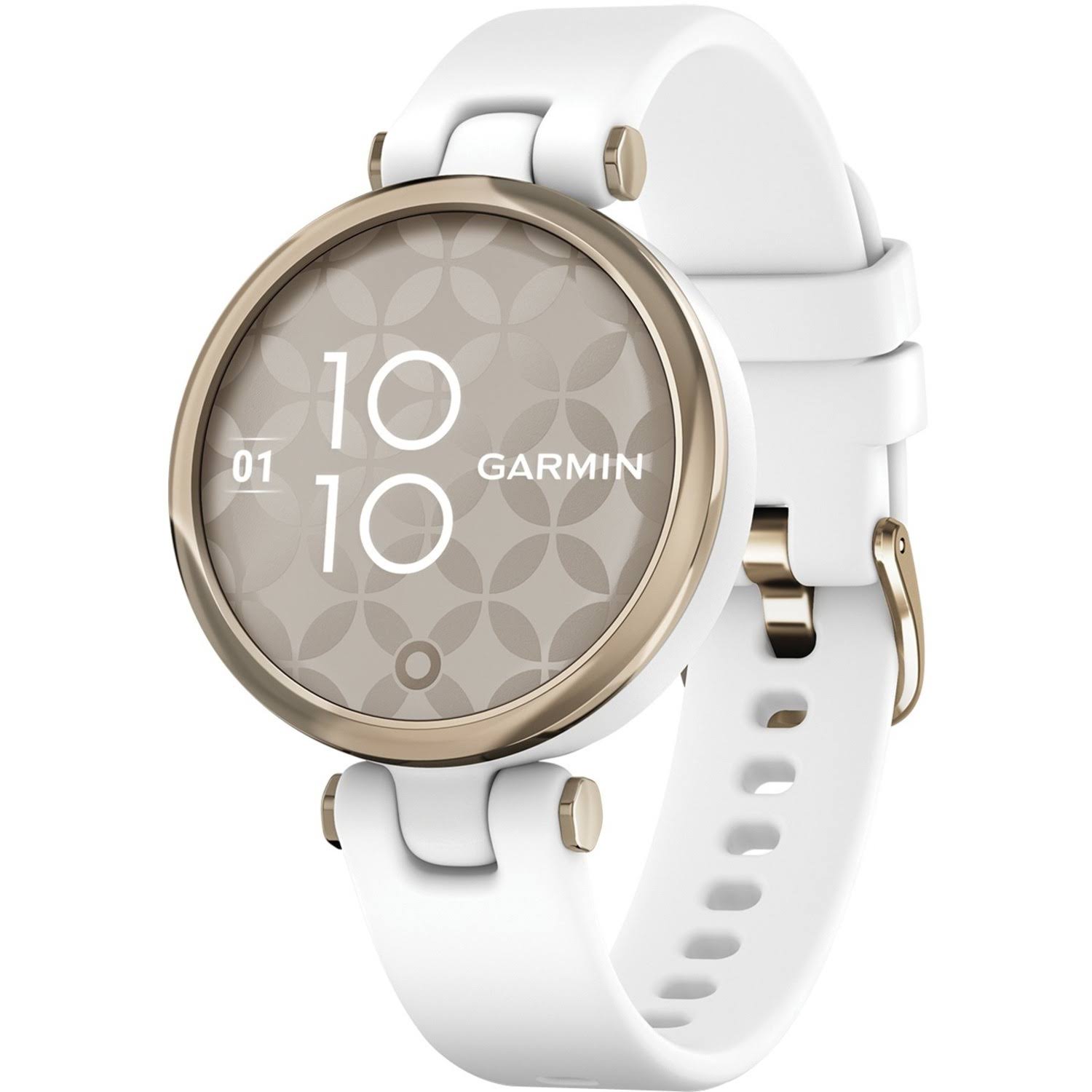 Garmin Lily Smartwatch, Cream Gold/White 9P_AOMIJUKV Garmin Lily Smartwatch, Cream Gold/White 9P_AOMIJUKV