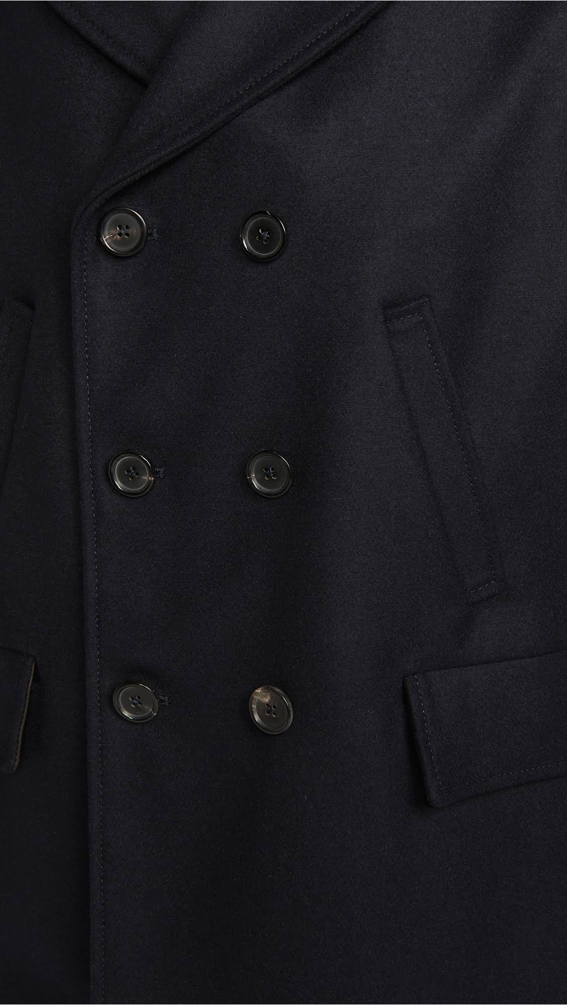 Billy Reid Bond Peacoat, Navy V9_MOMBLITG