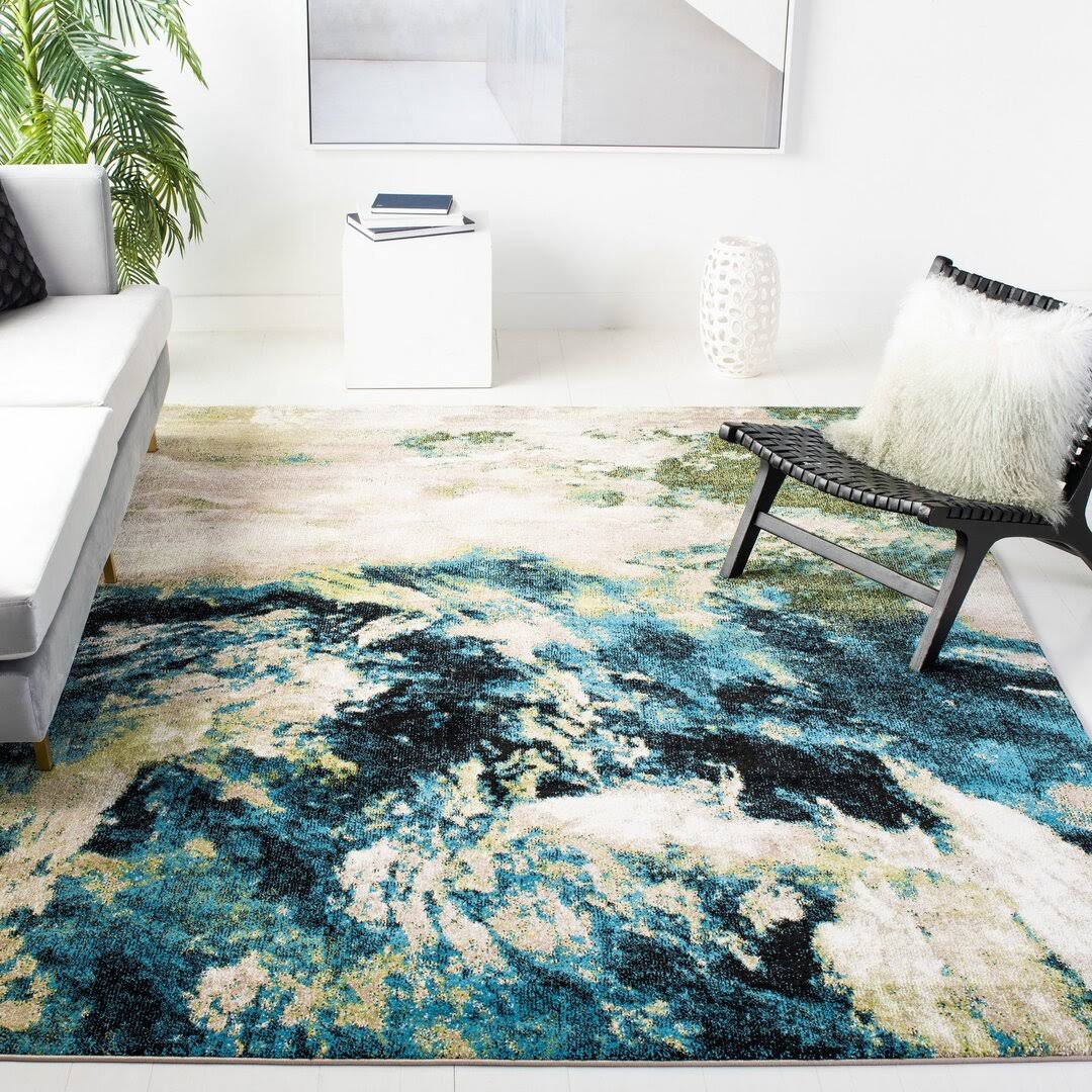 Bontemps Power Loom Navy/Green Rug Ebern Designs Rug Size Rectangle 2'7 B3_H9GUMGJF Bontemps Power Loom Navy/Green Rug Ebern Designs Rug Size Rectangle 2'7 B3_H9GUMGJF