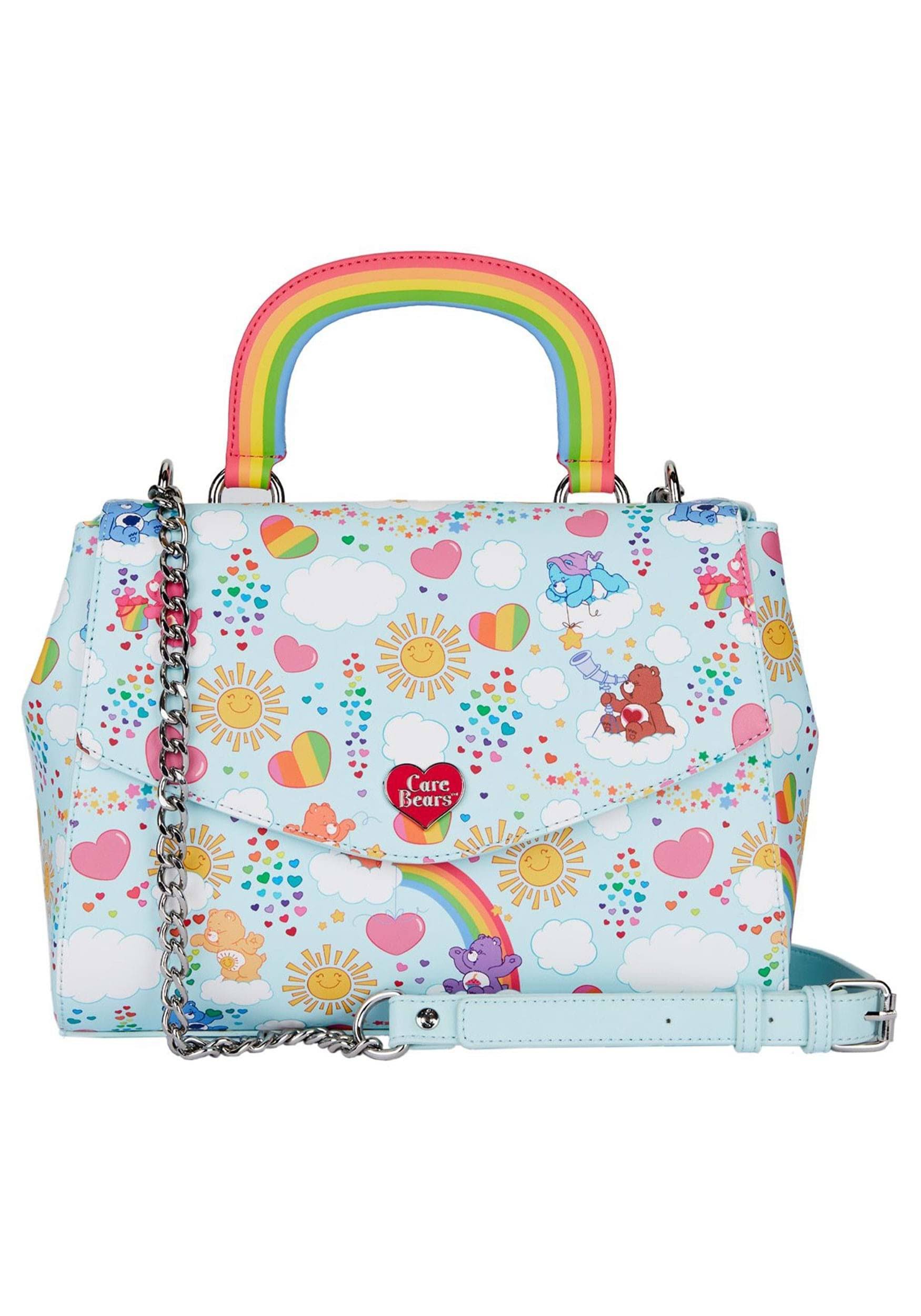 Loungefly Care Bears Aop Rainbow Handle Crossbody Bag VT_KAQCWMHH Loungefly Care Bears Aop Rainbow Handle Crossbody Bag VT_KAQCWMHH