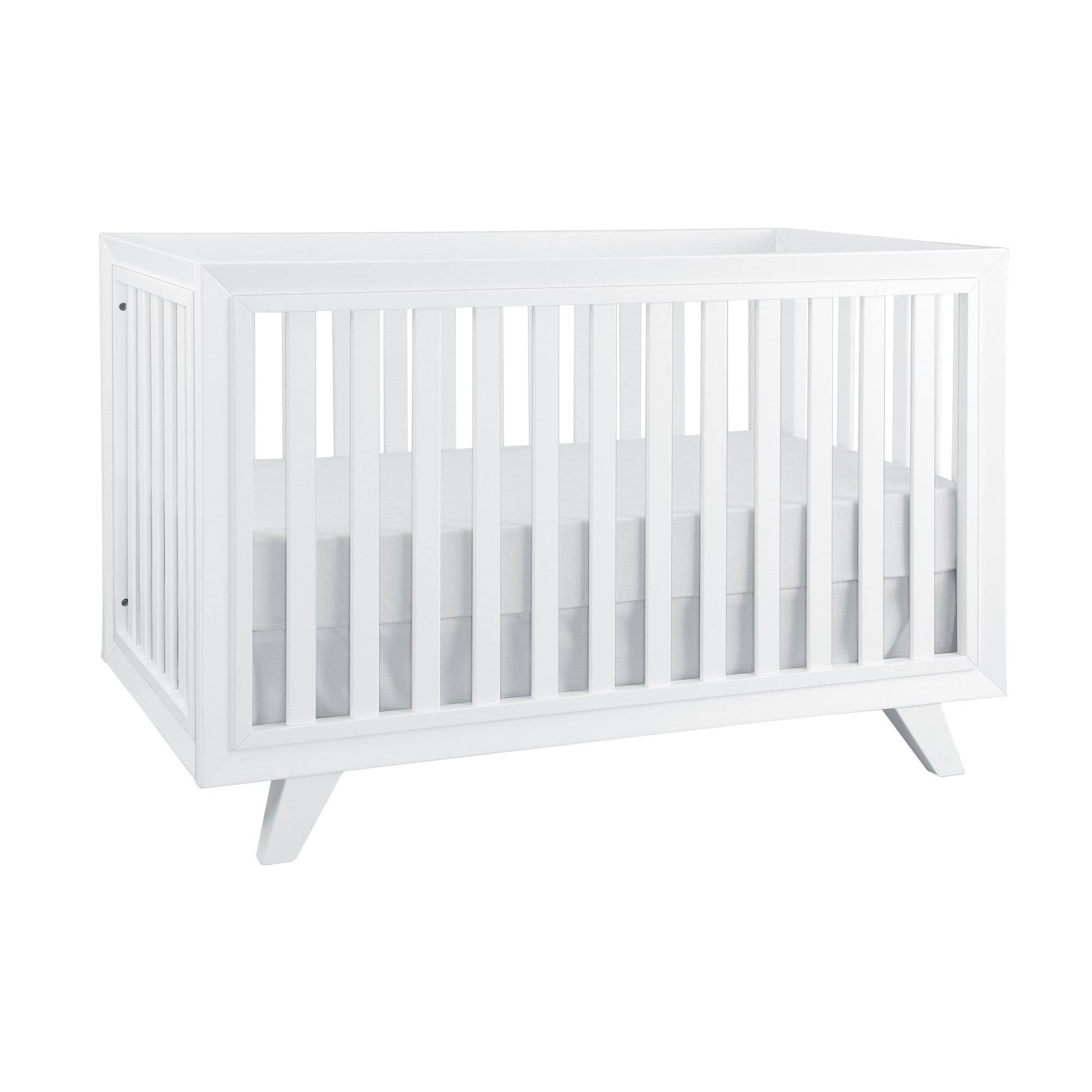 Karla Dubois Wooster 3-In-1 Convertible Crib, Almond/White PX_XFQFHRIZ