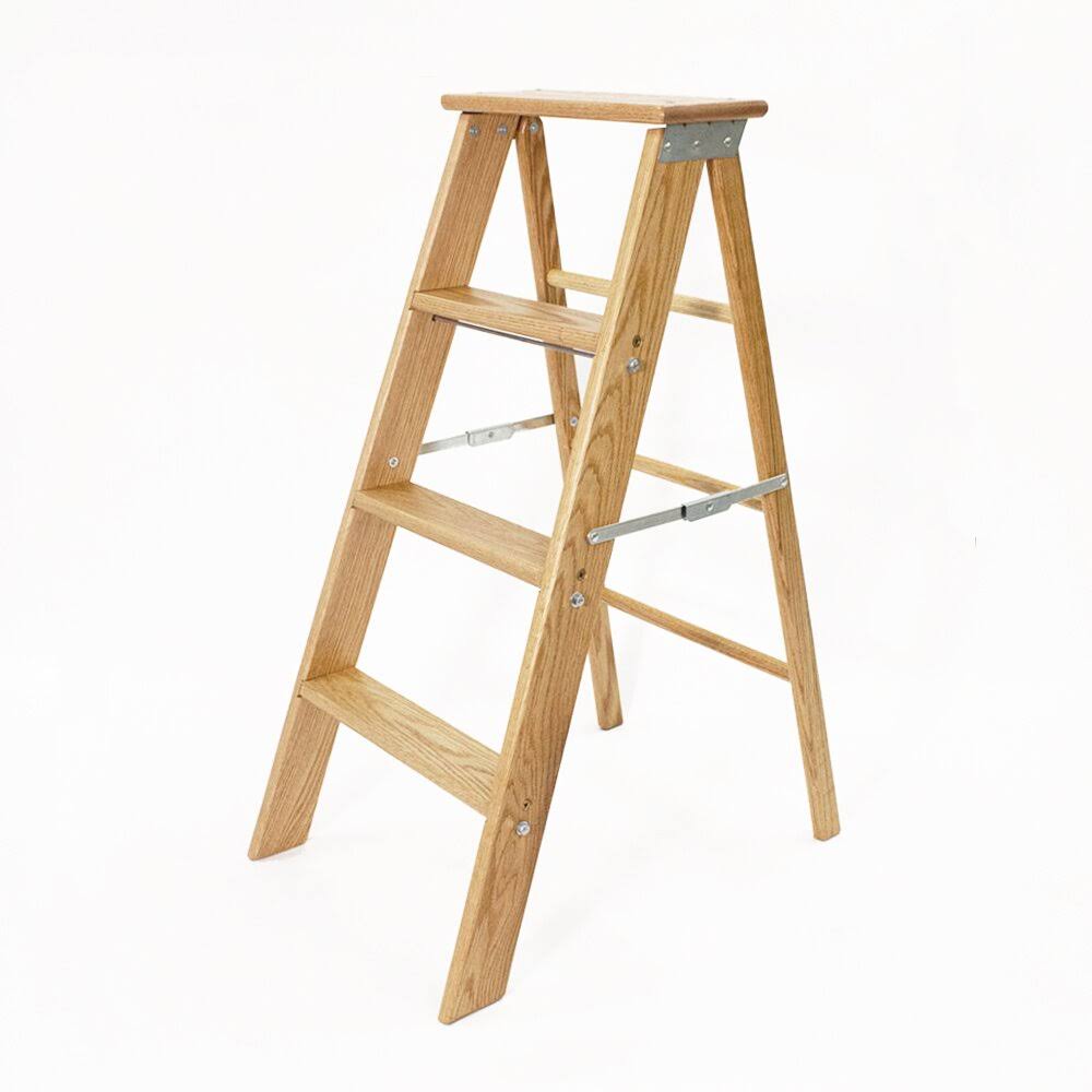 Putnam Rolling Ladder Pl.150-36.Ro 3 Step Red Oak Step Stool 250 Lb. L IW_QXBVPCLW