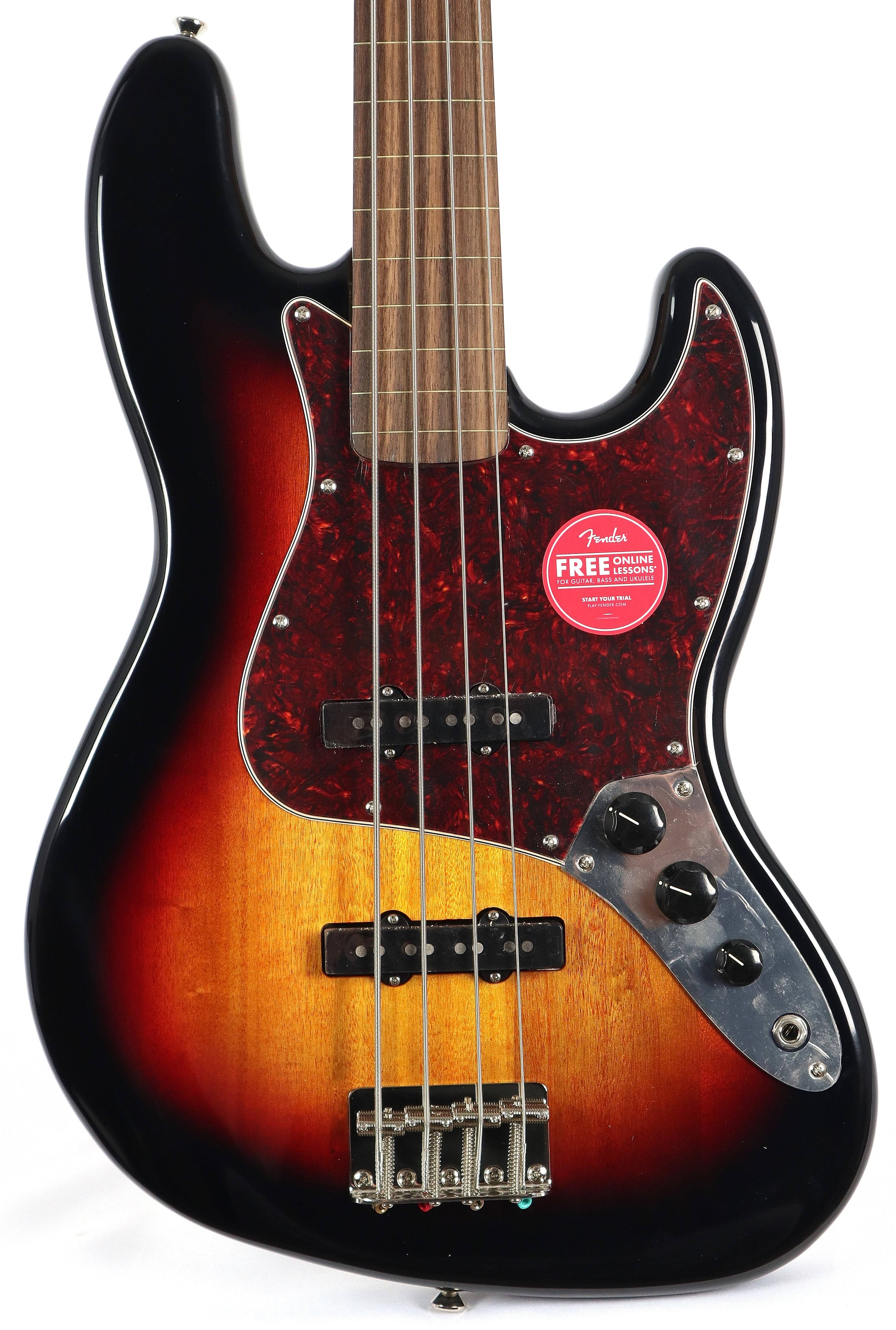 Squier Classic Vibe '60s Fretless Jazz Bass - 3-Color Sunburst JA_UHQHFOTW