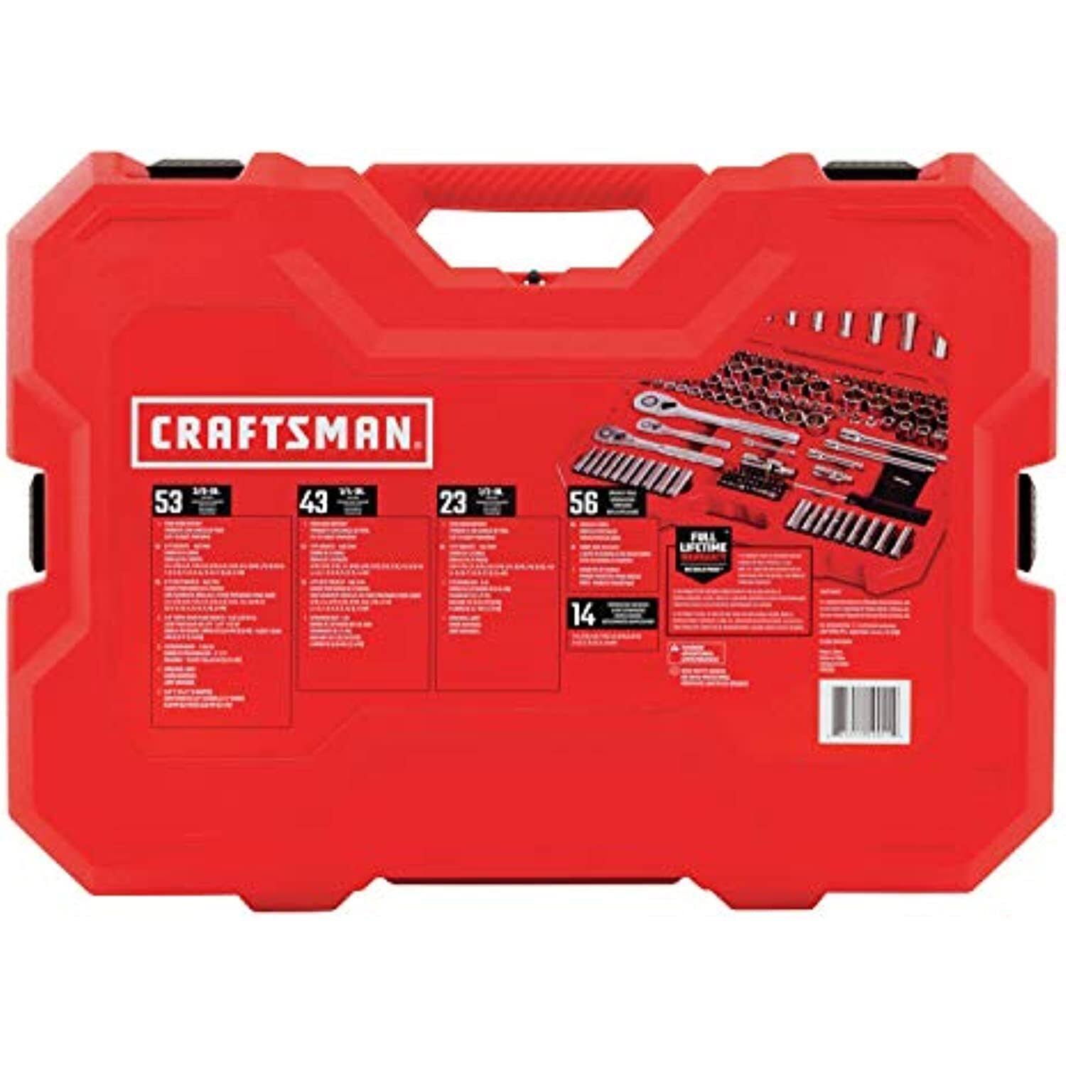Craftsman Mechanics Tool Set Sae / Metric 189-Piece Cmmt12034 J0_REHDB9W5
