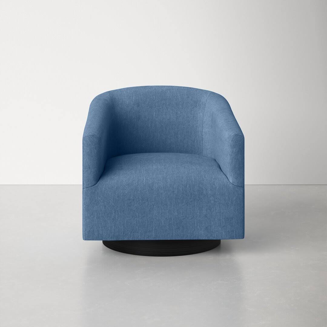 Swivel Barrel Chair Upholstery Color: Cadet Blue BO_TMZL0Y2D