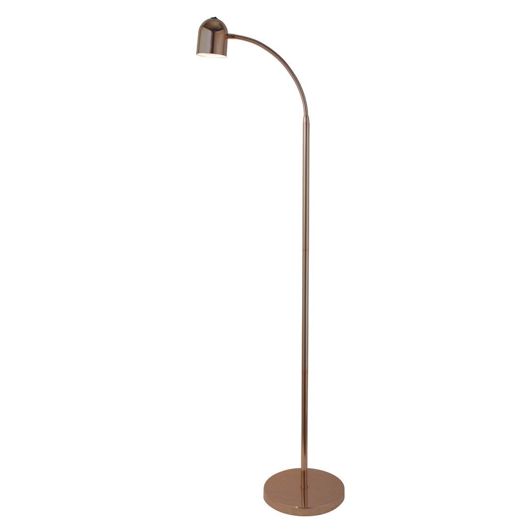 Beacsfield 51 Reading Floor Lamp Ebern Designs Base Finish: Gold 7K_ZNIZ4S8L