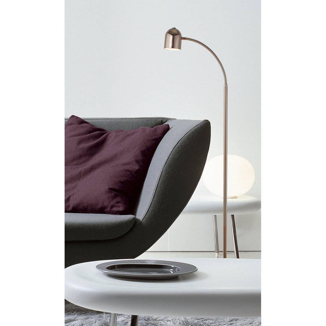 Beacsfield 51 Reading Floor Lamp Ebern Designs Base Finish: Gold 7K_ZNIZ4S8L