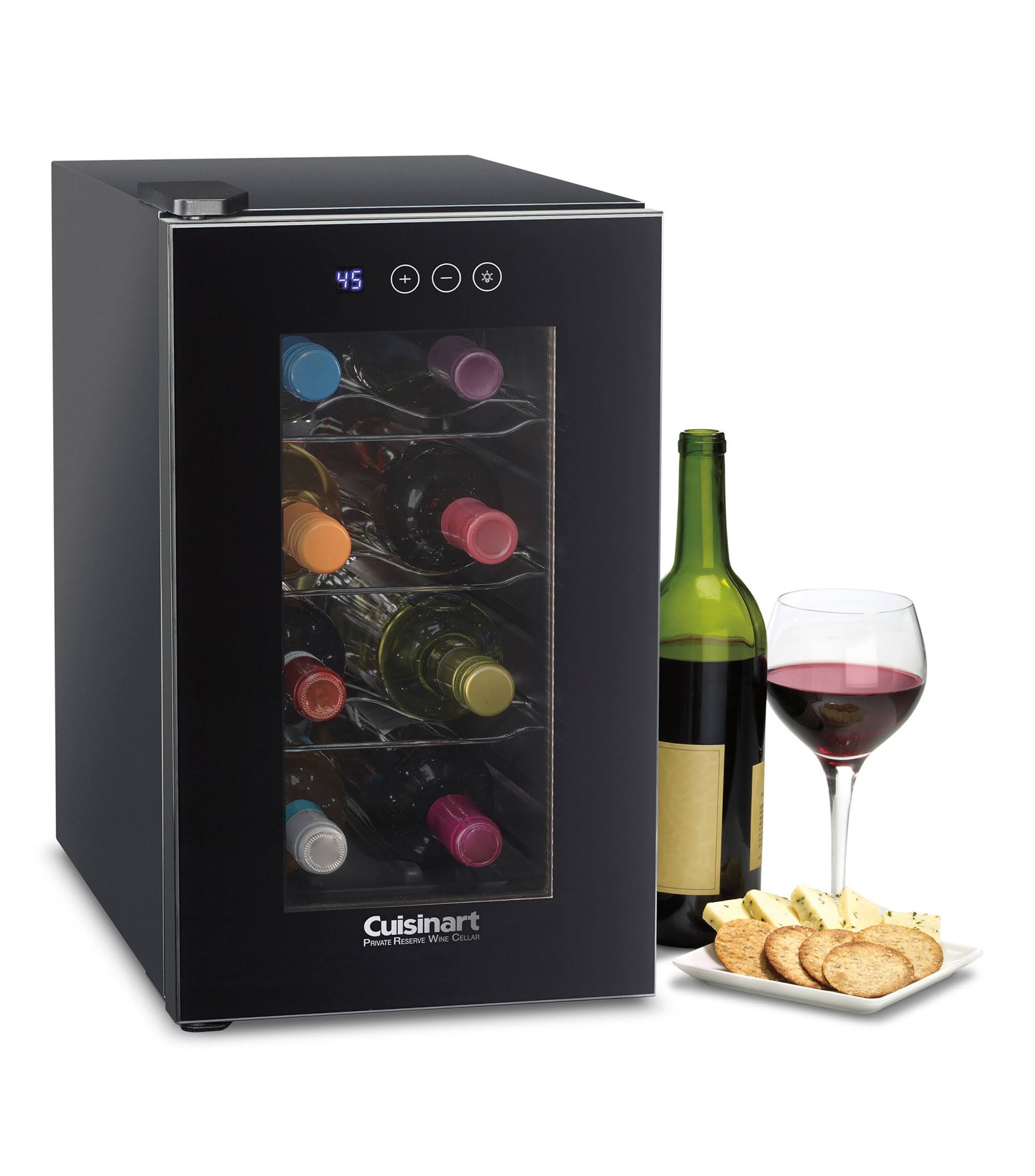 Cuisinart - Private Reserve 8-Bottle Wine Cellar - Black II_1Z8WLWHW Cuisinart - Private Reserve 8-Bottle Wine Cellar - Black II_1Z8WLWHW
