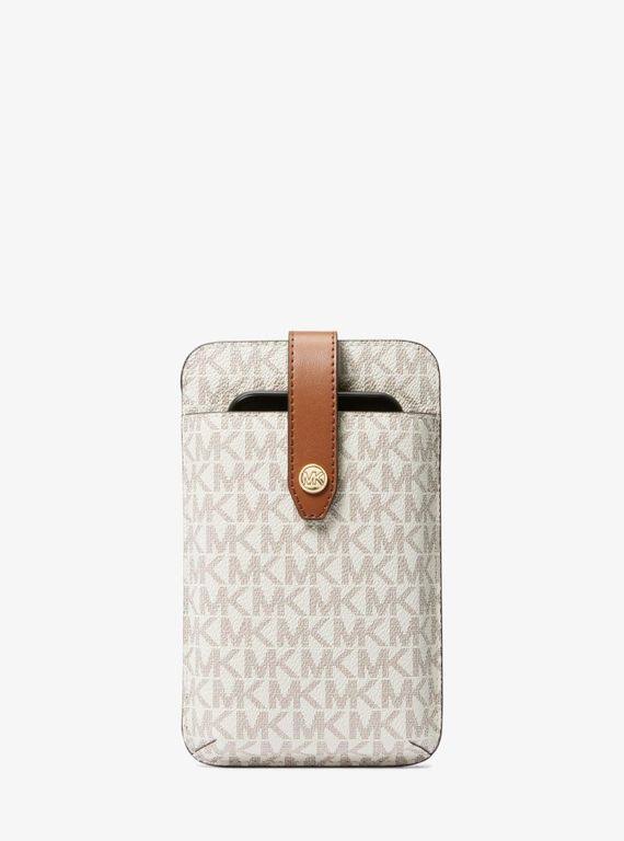 Michael Kors Logo Smartphone Crossbody Bag In Natural - One Size OC_E2KIJGX8 Michael Kors Logo Smartphone Crossbody Bag In Natural - One Size OC_E2KIJGX8