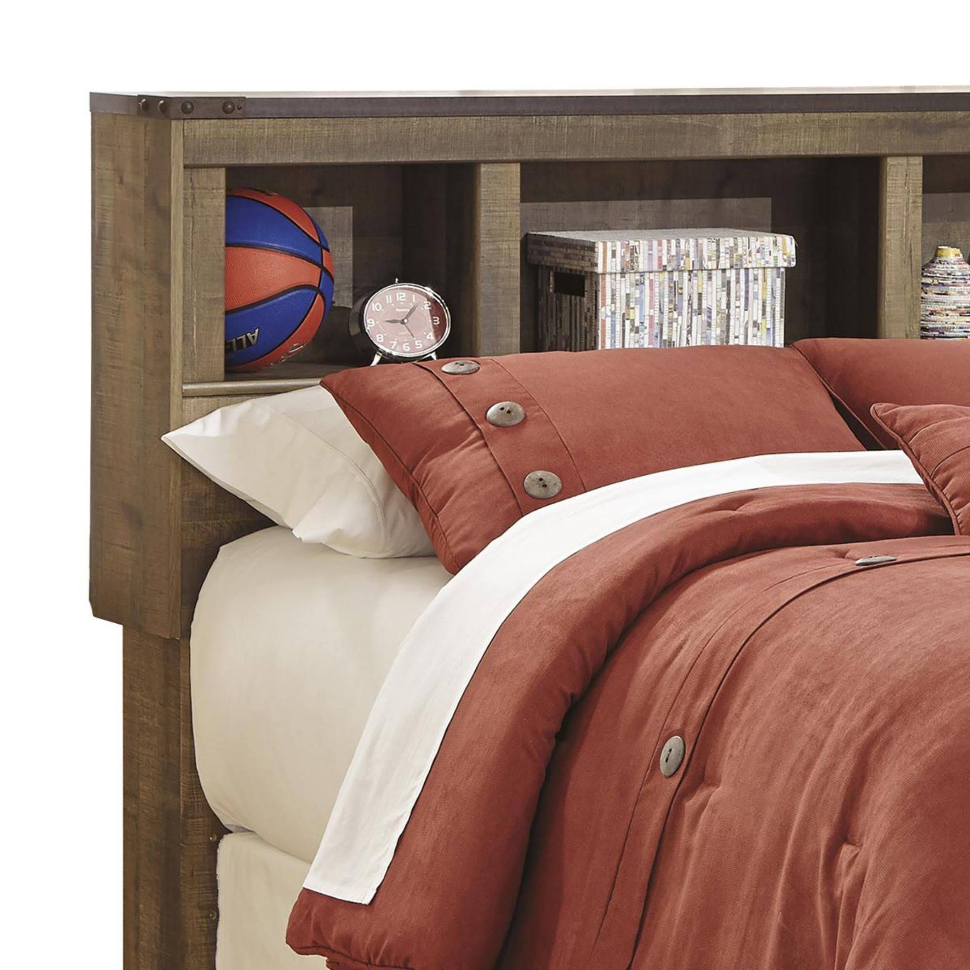 Ashley Trinell Full Bookcase Headboard Brown SS_23OGIVMJ Ashley Trinell Full Bookcase Headboard Brown SS_23OGIVMJ