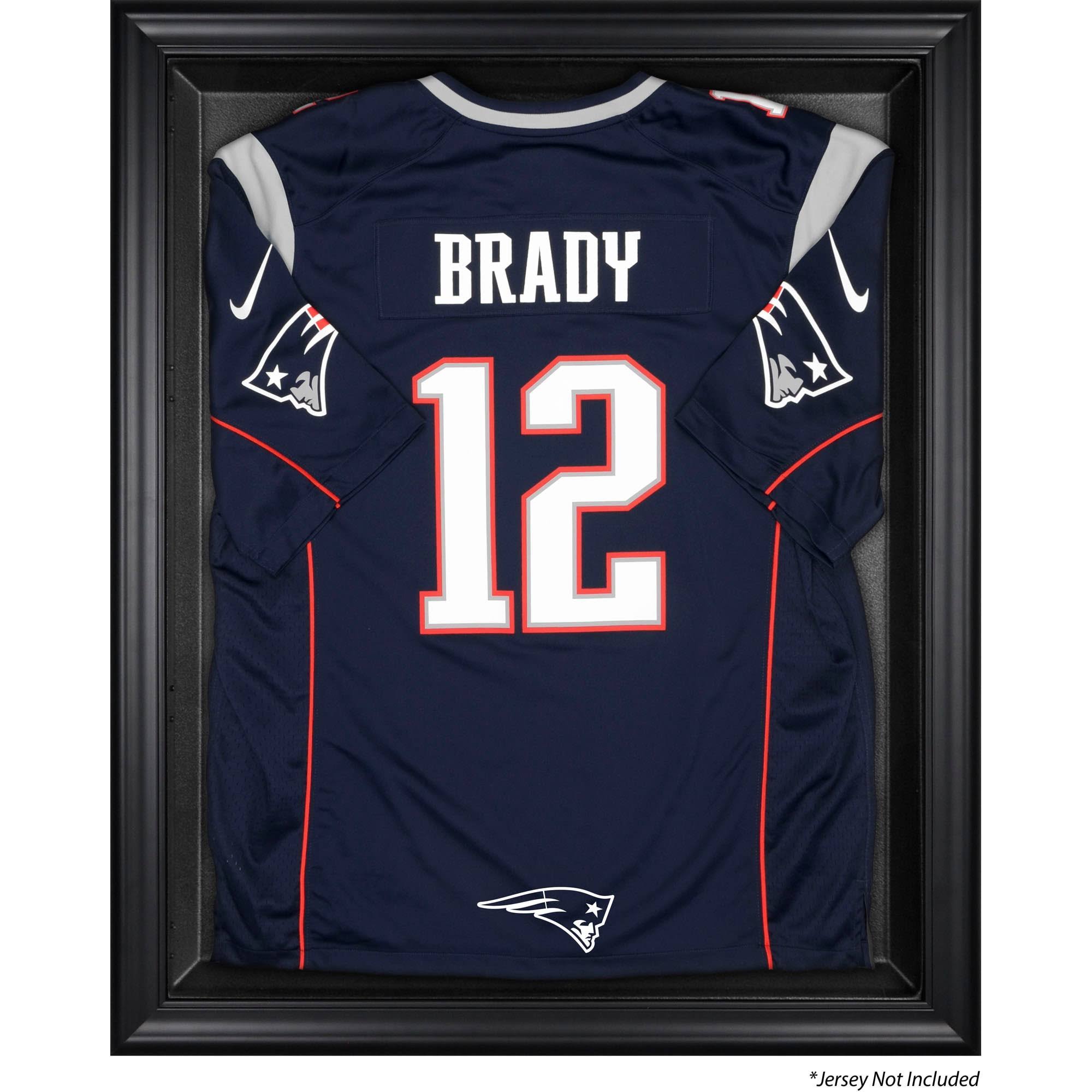 New England Patriots Black Framed Jersey Logo Display Case C8_WQTQ24CU New England Patriots Black Framed Jersey Logo Display Case C8_WQTQ24CU