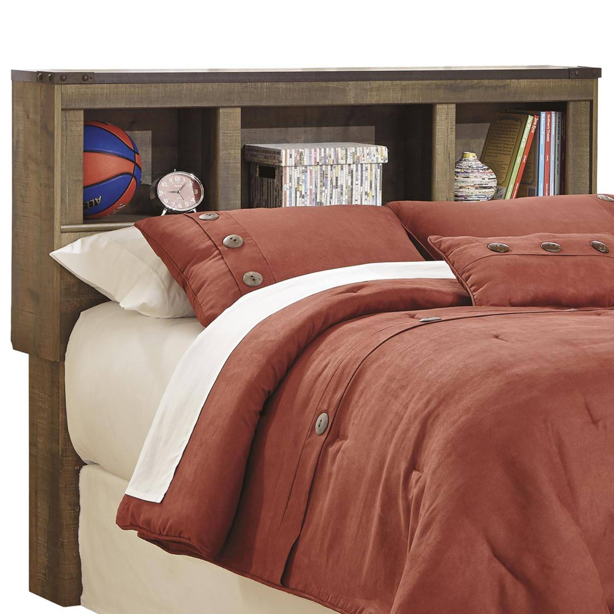 Ashley Trinell Full Bookcase Headboard Brown SS_23OGIVMJ Ashley Trinell Full Bookcase Headboard Brown SS_23OGIVMJ