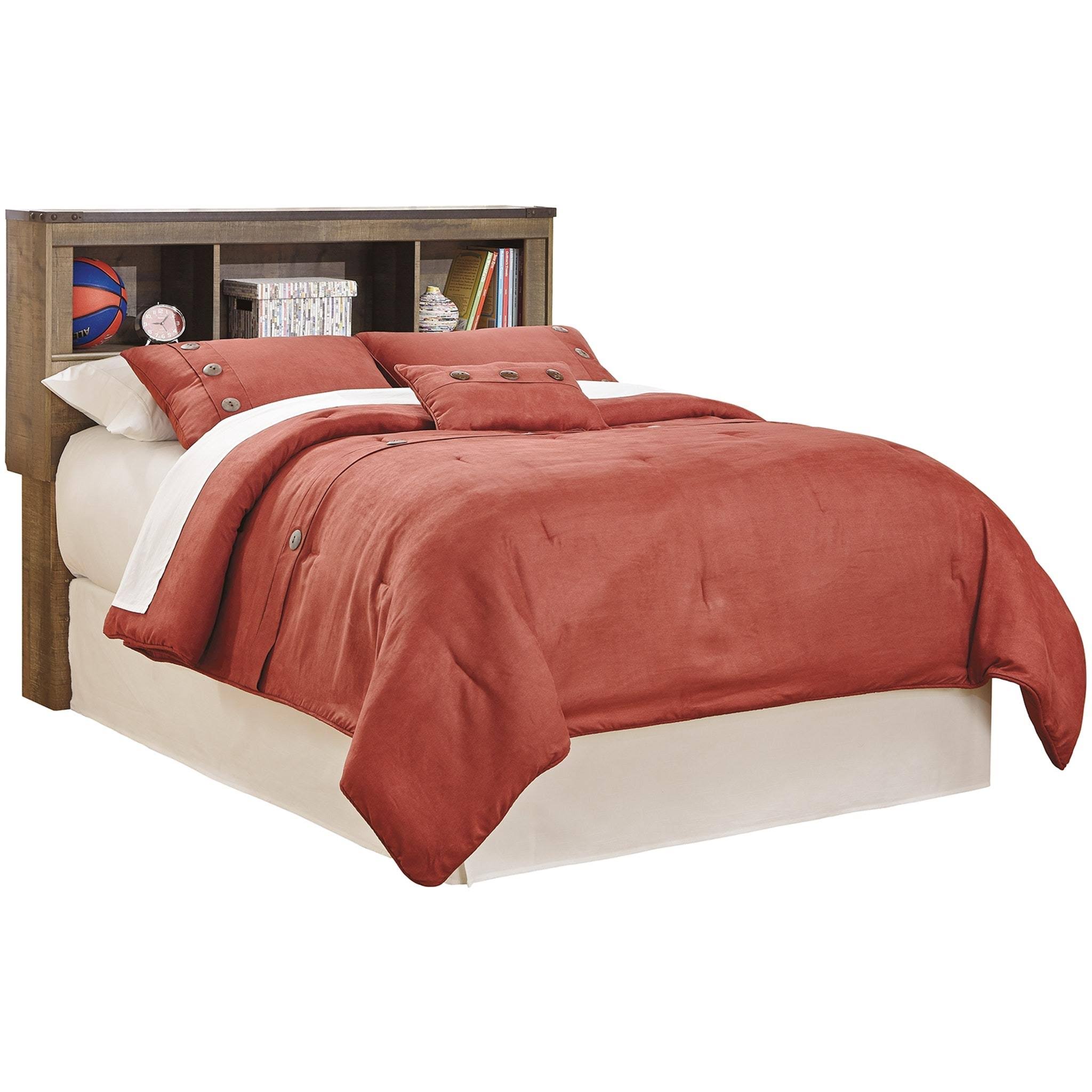Ashley Trinell Full Bookcase Headboard Brown SS_23OGIVMJ Ashley Trinell Full Bookcase Headboard Brown SS_23OGIVMJ