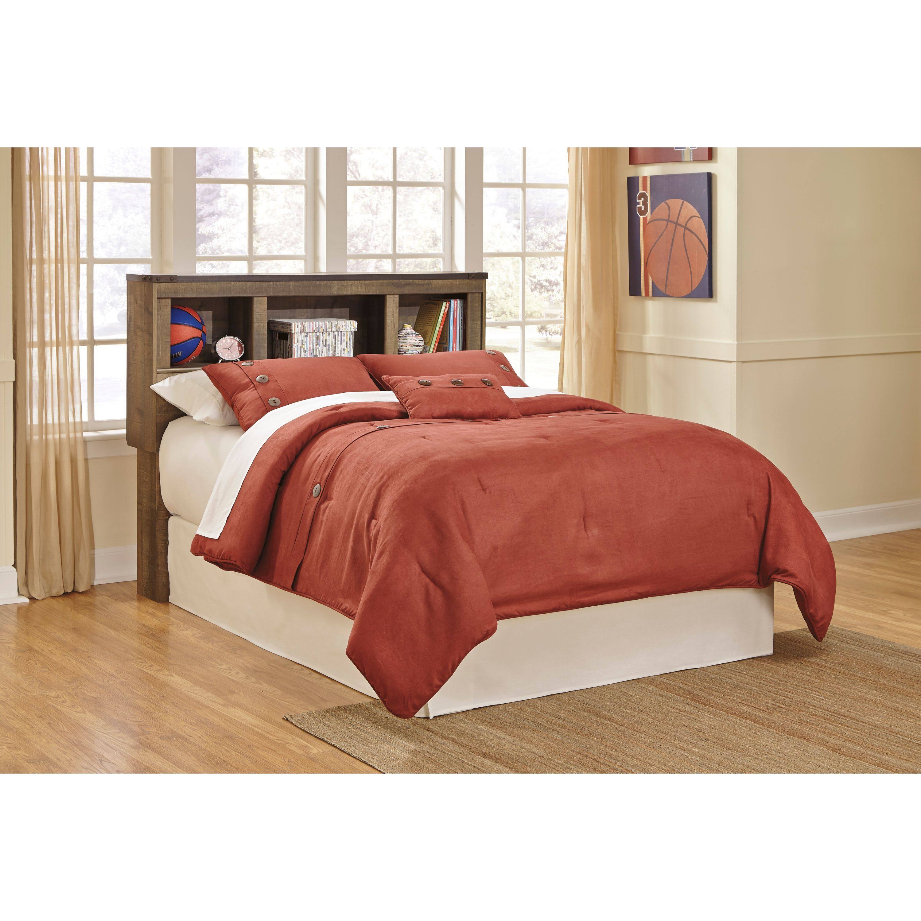 Ashley Trinell Full Bookcase Headboard Brown SS_23OGIVMJ Ashley Trinell Full Bookcase Headboard Brown SS_23OGIVMJ