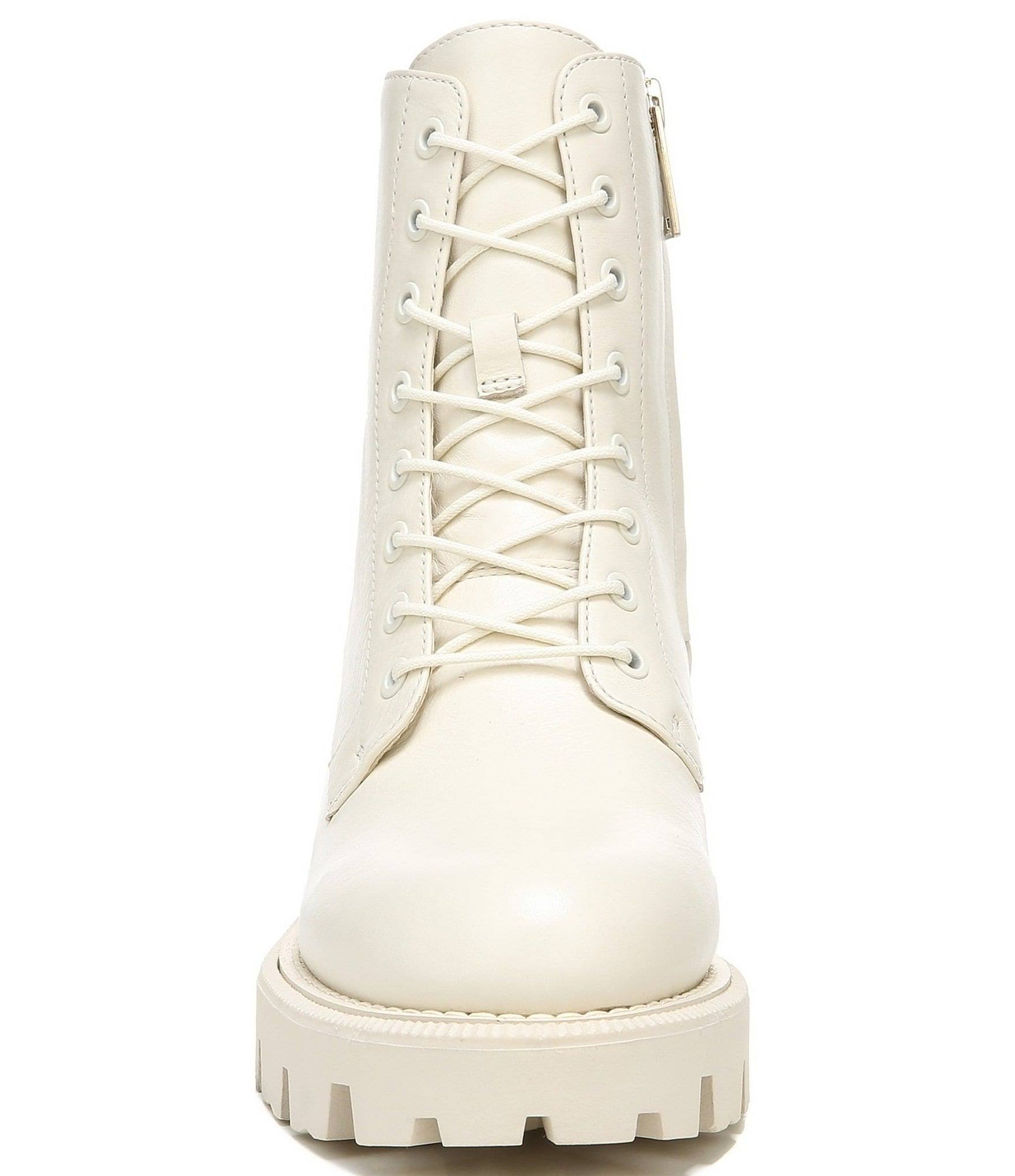 Sam Edelman Womens Garret Combat Boot 8.5 Modern Ivory, Women's UC_IJI575D2