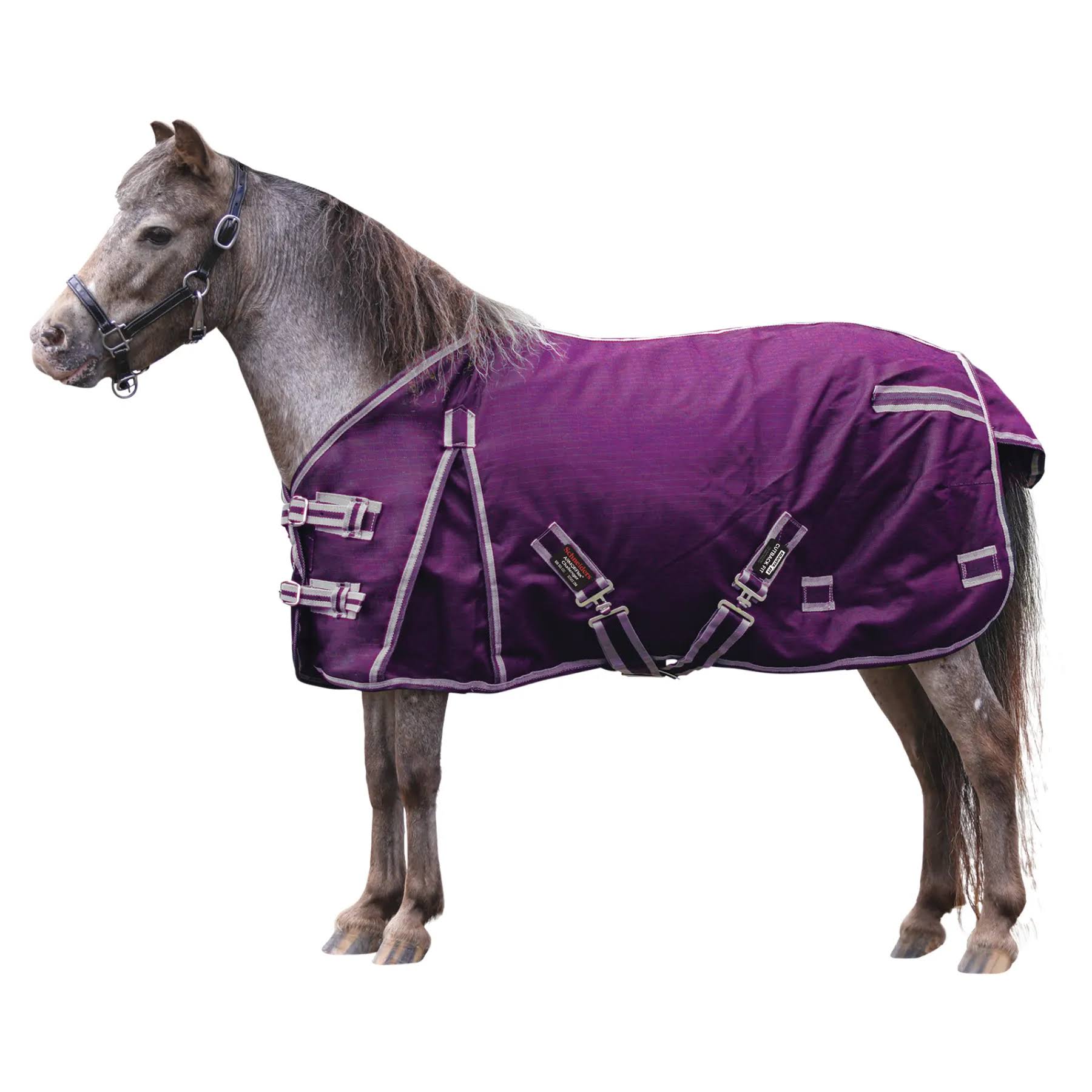 Armorflex Challenger Ii Cutback Wither Adjusta-Fit 220g Medium Weight Mini Turnout Blanket, Purple/Gray, Size - 46 NY_LKGHQGDP Armorflex Challenger Ii Cutback Wither Adjusta-Fit 220g Medium Weight Mini Turnout Blanket, Purple/Gray, Size - 46 NY_LKGHQGDP