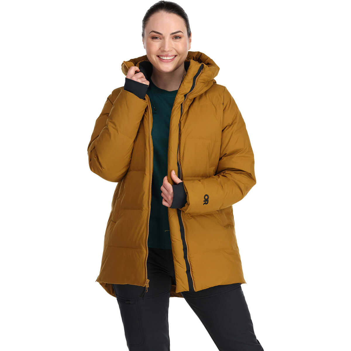 Outdoor Research Women's Coze Down Coat - Black WC_71RD1BEV Outdoor Research Women's Coze Down Coat - Black WC_71RD1BEV