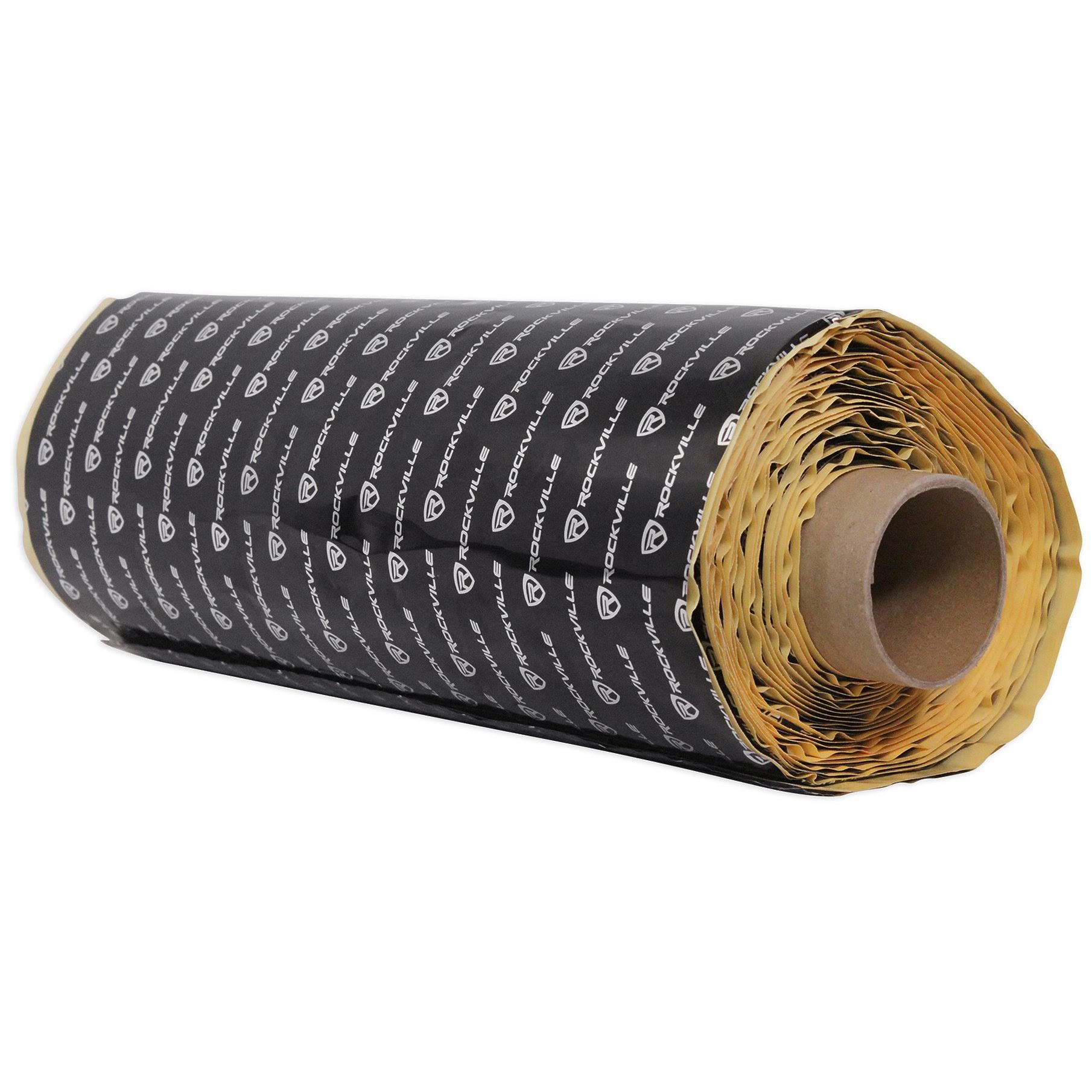 Rockville Rockmat 50 Sqft Butyl Rubber Sound Deadener Material Bulk Car Kit Black IO_8ZL1G9X3