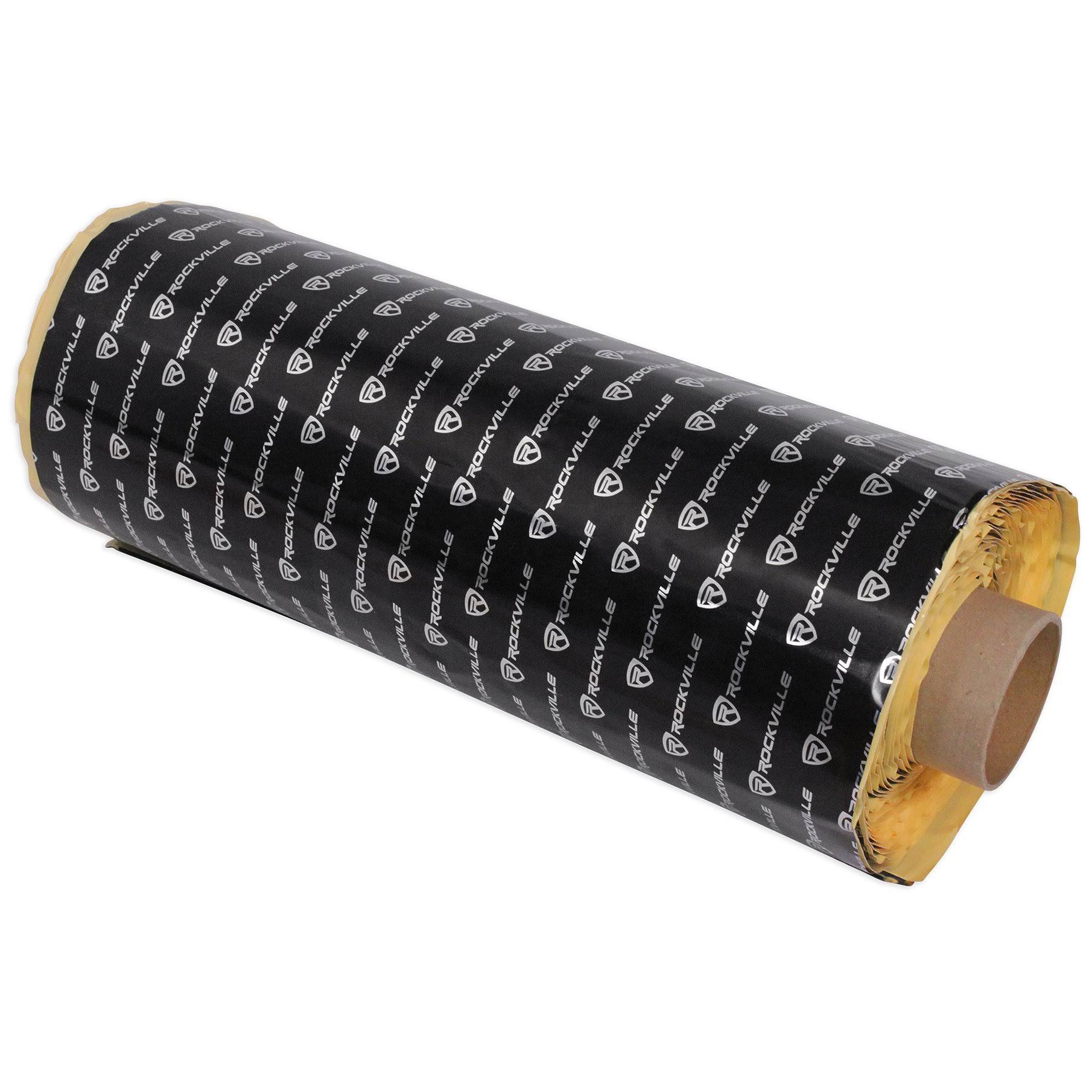 Rockville Rockmat 50 Sqft Butyl Rubber Sound Deadener Material Bulk Car Kit Black IO_8ZL1G9X3