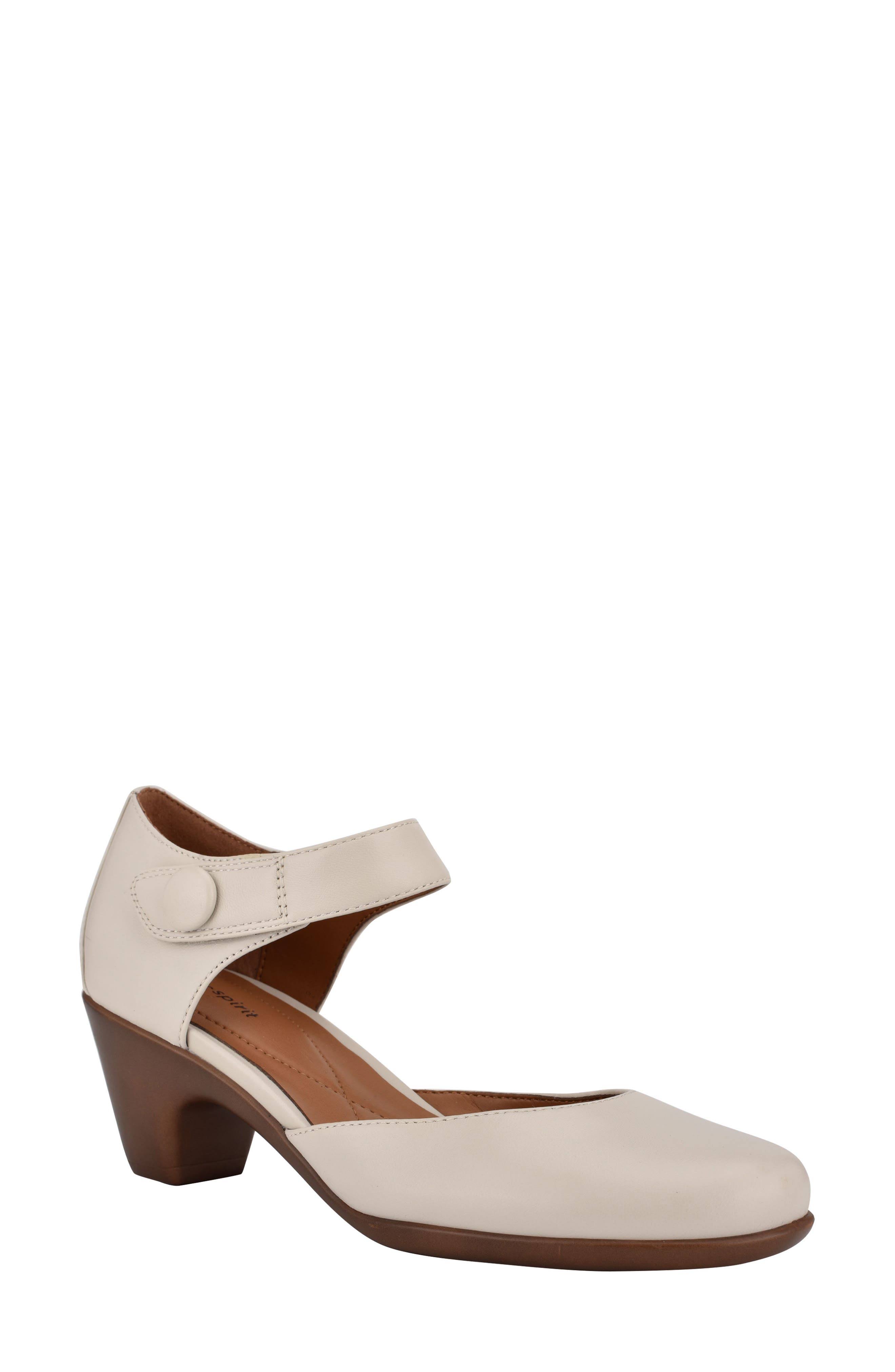 Easy Spirit Clarice Women's Heels, Size: 8.5, White 73_HEF9XLY0 Easy Spirit Clarice Women's Heels, Size: 8.5, White 73_HEF9XLY0