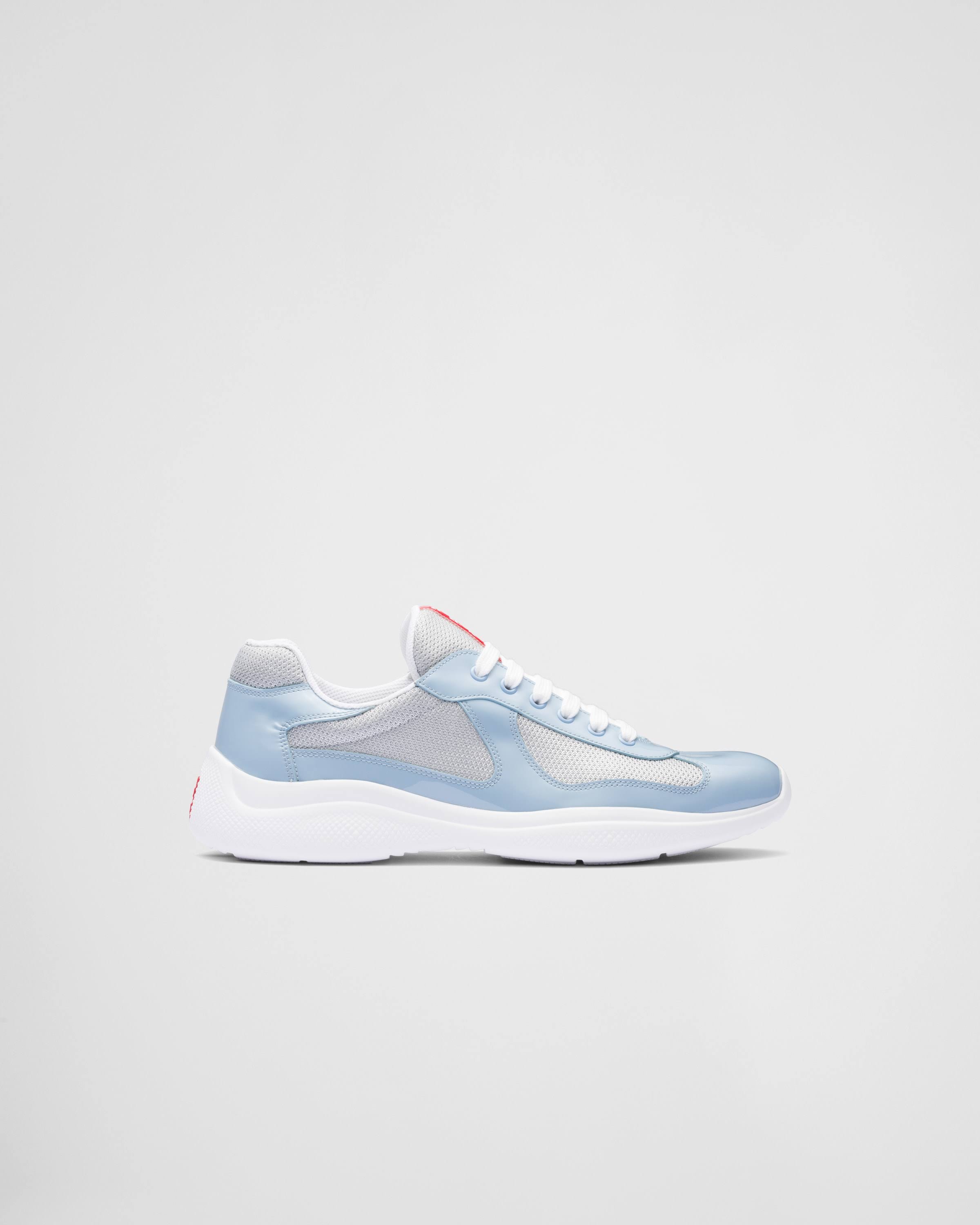 Prada America's Cup Sneakers, Men, Silver/Celeste, Size 6.5 AA_SOK5INLX Prada America's Cup Sneakers, Men, Silver/Celeste, Size 6.5 AA_SOK5INLX