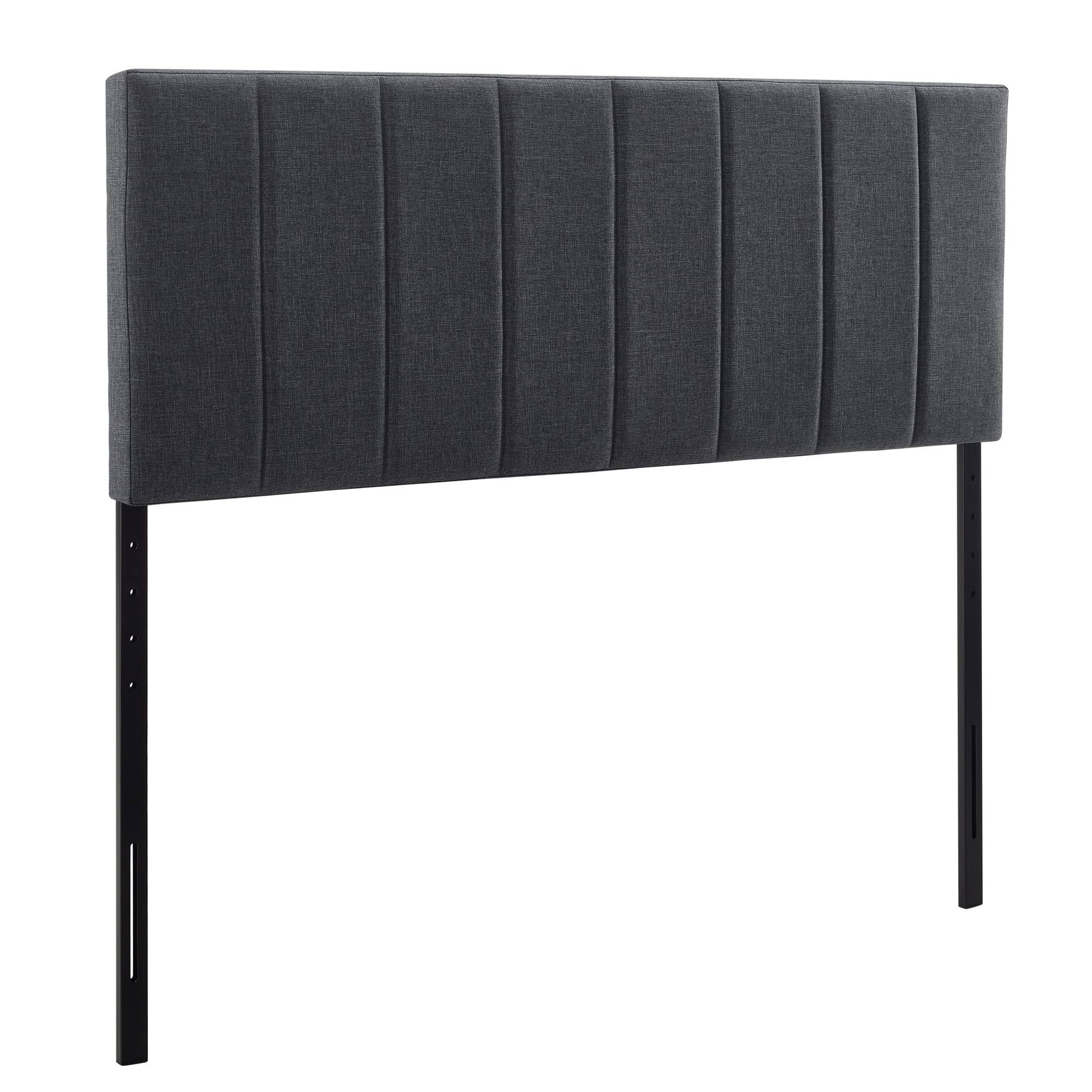 Sienna Upholstered Panel Headboard Classic Brands Upholstery: Dark Gray, Size: King UE_7ZFKD4CJ