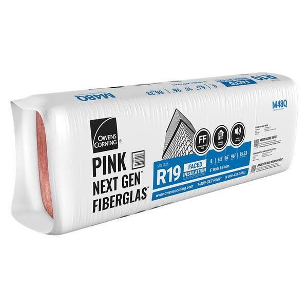 Owens Corning R-19 Pink Metal Framed Kraft Faced Fiberglass Insulation Batt 16 In. X 96 In. (10-Bags) 187985 EO_XZ8ROQQJ Owens Corning R-19 Pink Metal Framed Kraft Faced Fiberglass Insulation Batt 16 In. X 96 In. (10-Bags) 187985 EO_XZ8ROQQJ