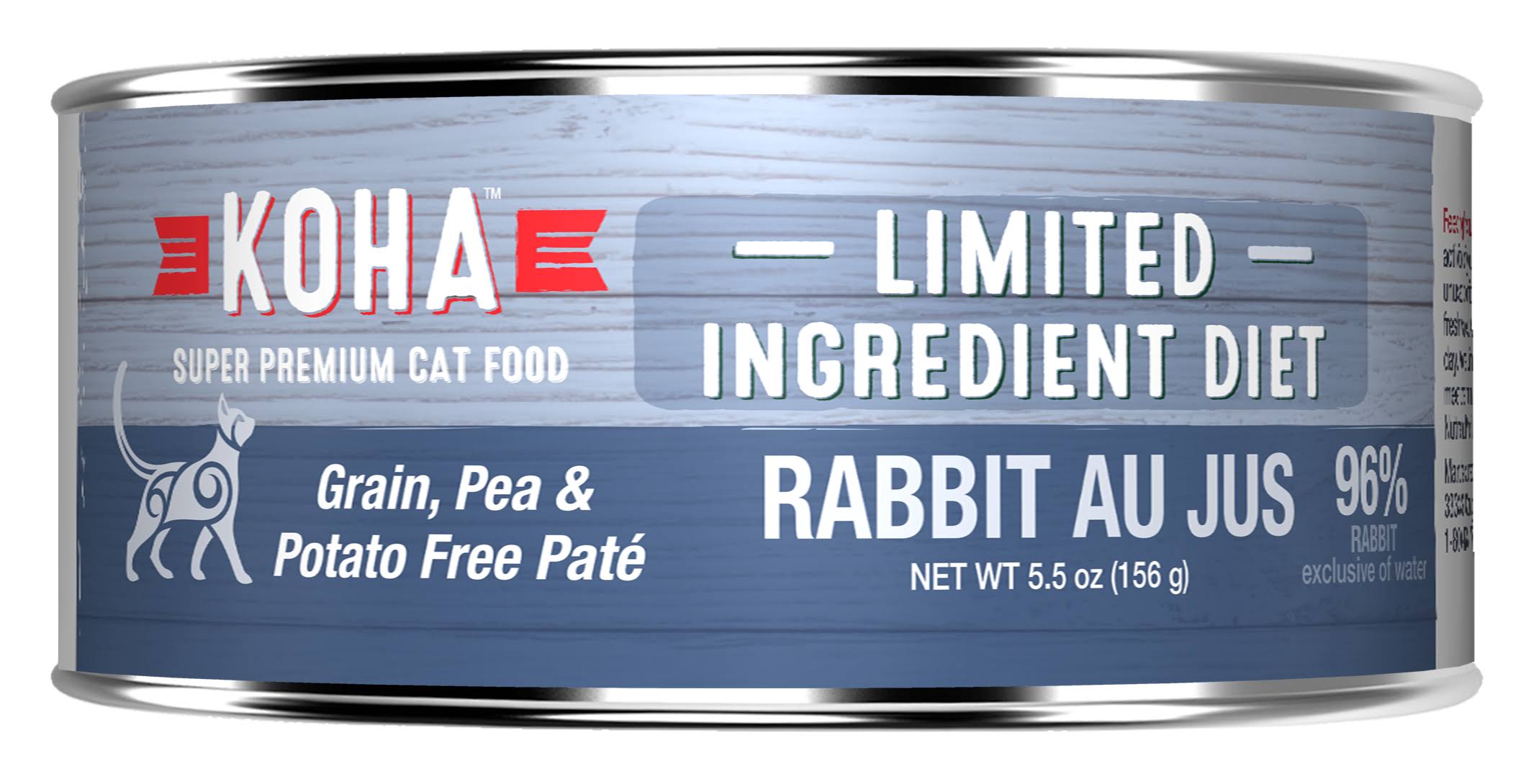 Koha Grain & Potato Free Limited Ingredient Diet Rabbit Pate Canned Cat Food - 5.5-Oz, Case Of 24 DN_NLLKU5IT Koha Grain & Potato Free Limited Ingredient Diet Rabbit Pate Canned Cat Food - 5.5-Oz, Case Of 24 DN_NLLKU5IT