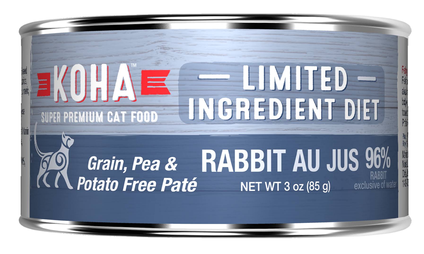 Koha Grain & Potato Free Limited Ingredient Diet Rabbit Pate Canned Cat Food - 5.5-Oz, Case Of 24 DN_NLLKU5IT Koha Grain & Potato Free Limited Ingredient Diet Rabbit Pate Canned Cat Food - 5.5-Oz, Case Of 24 DN_NLLKU5IT